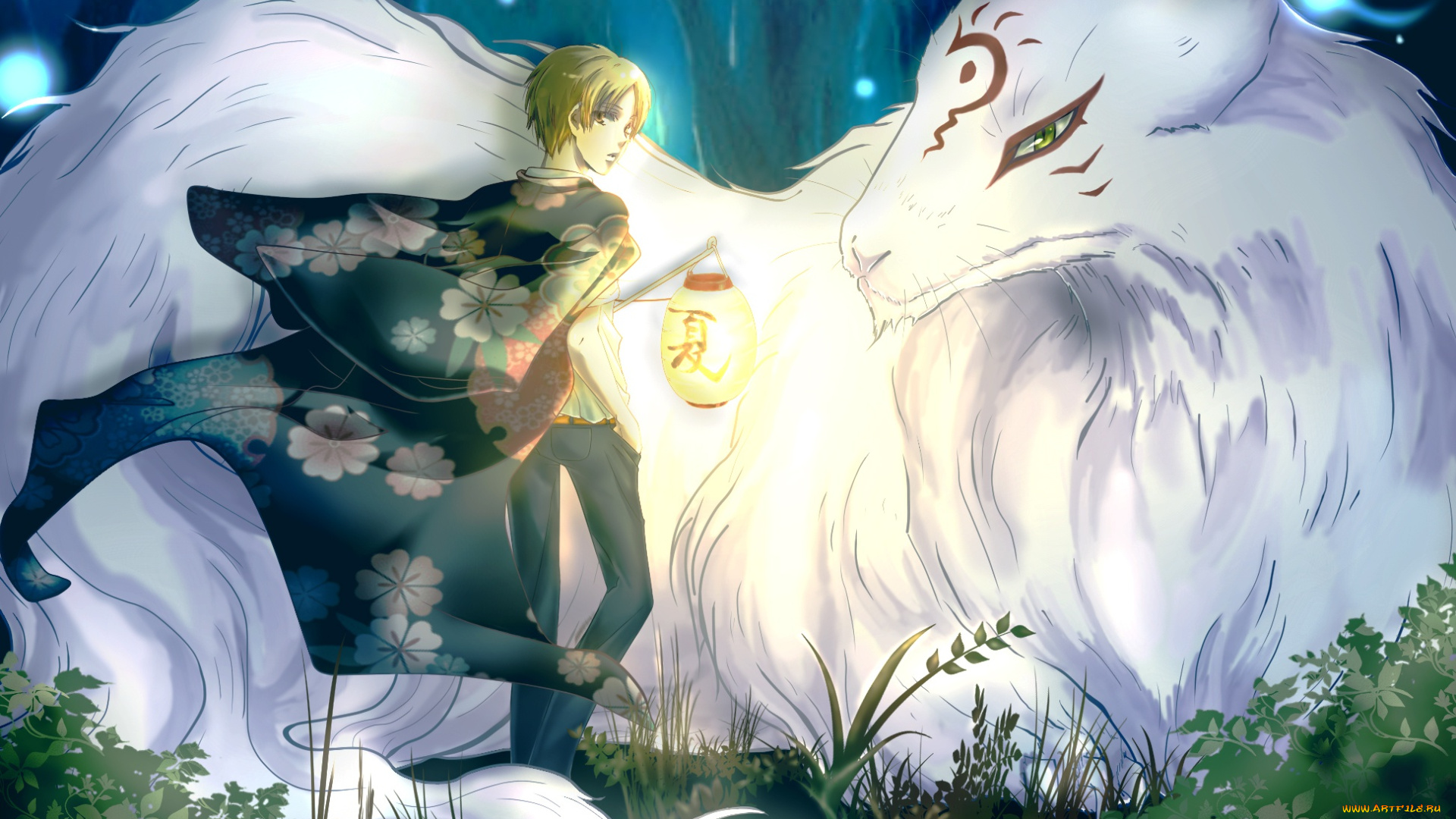 аниме, natsume, yuujinchou, тетрадь, дружбы, нацумэ, madara