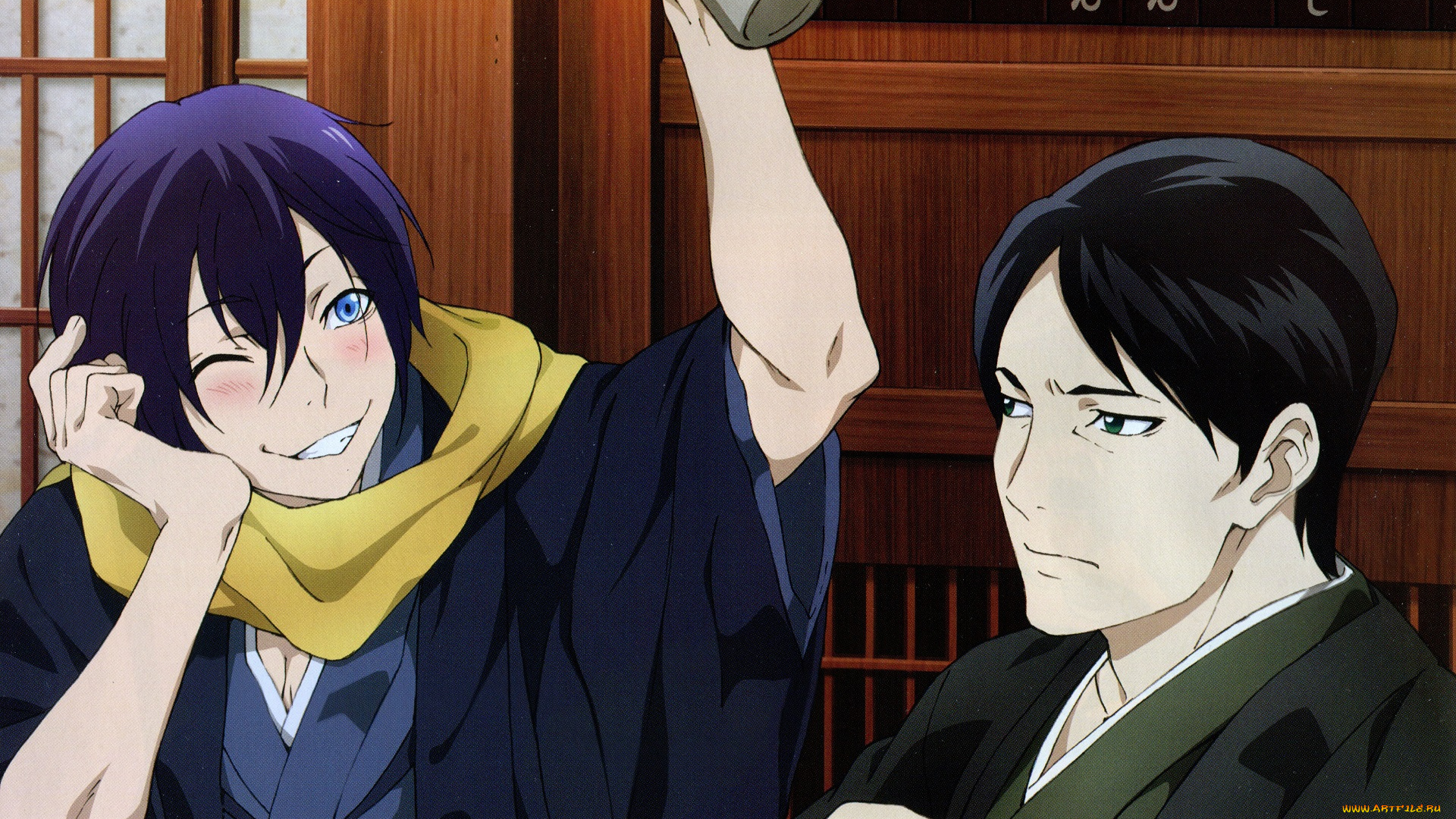 аниме, nekopara, саке, Ято, эбису