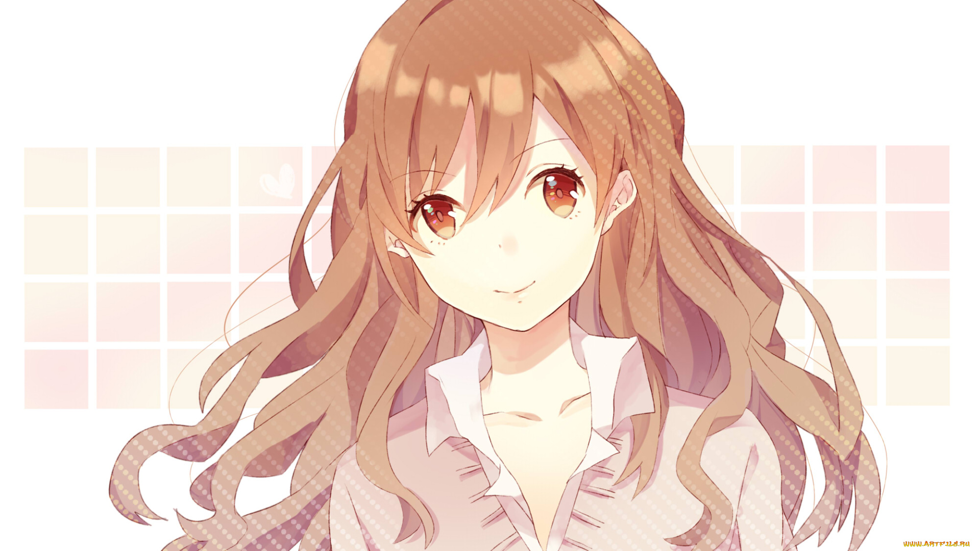 аниме, unknown, , другое, фон, взгляд, девушка