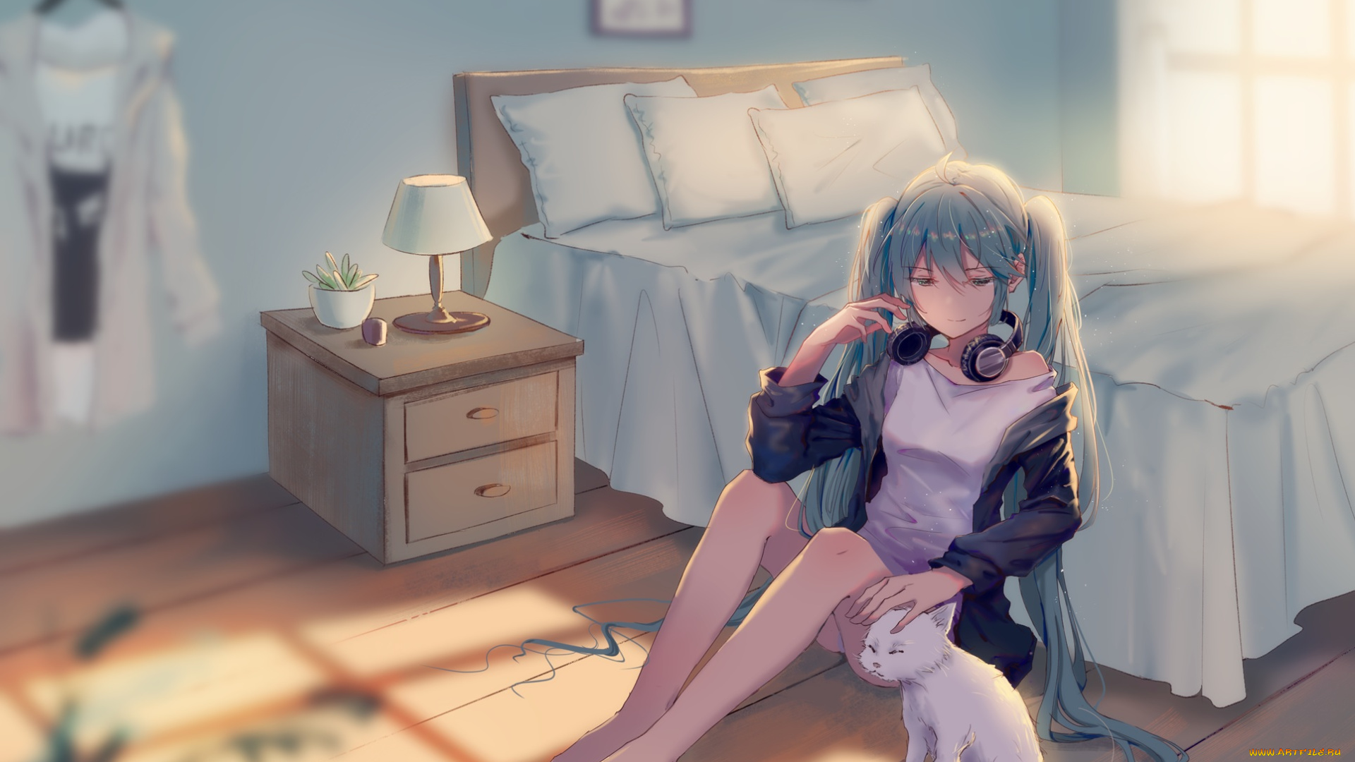 аниме, vocaloid, hatsune, miku