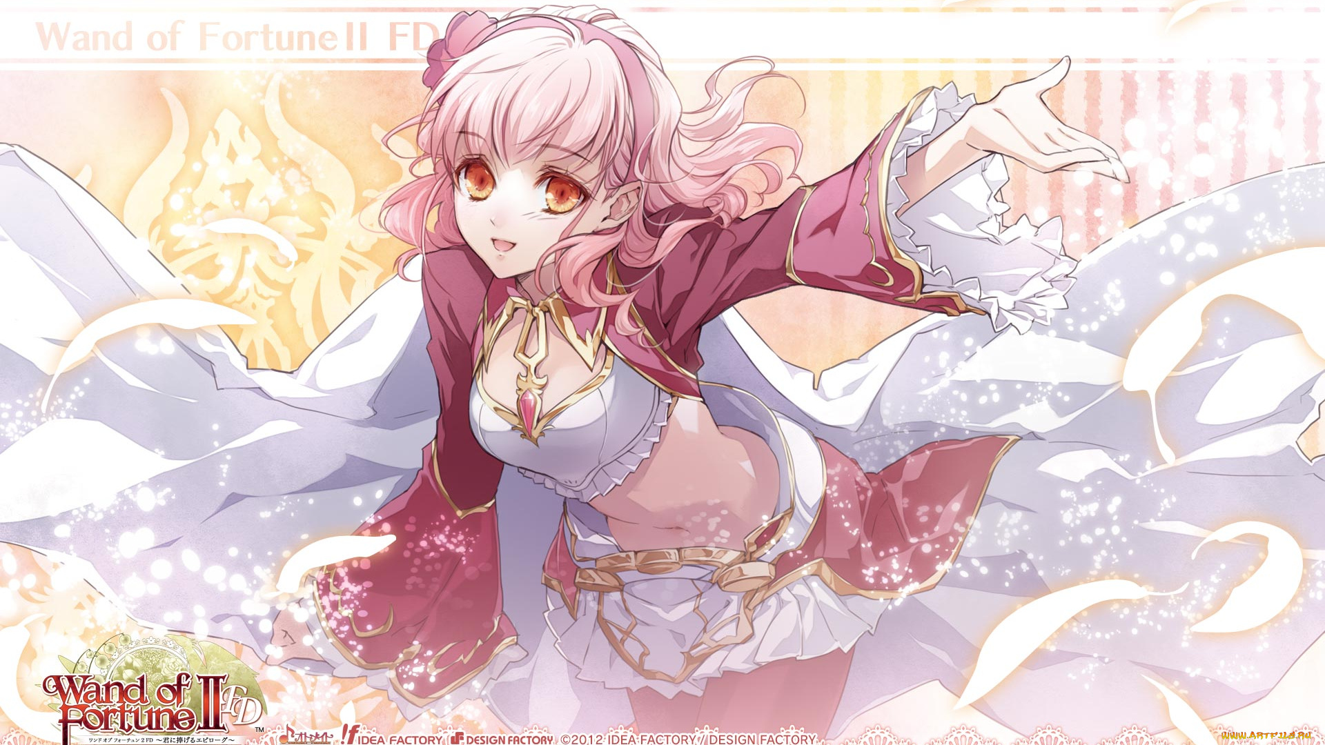 аниме, wand, of, fortune, девушка