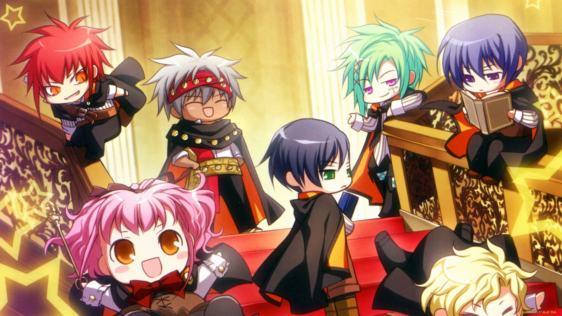 аниме, wand, of, fortune, малыши