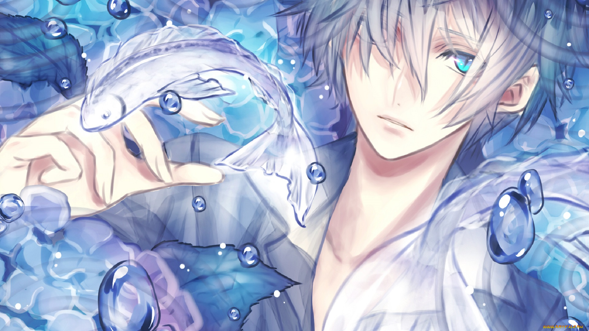 аниме, животные, , существа, mashiki