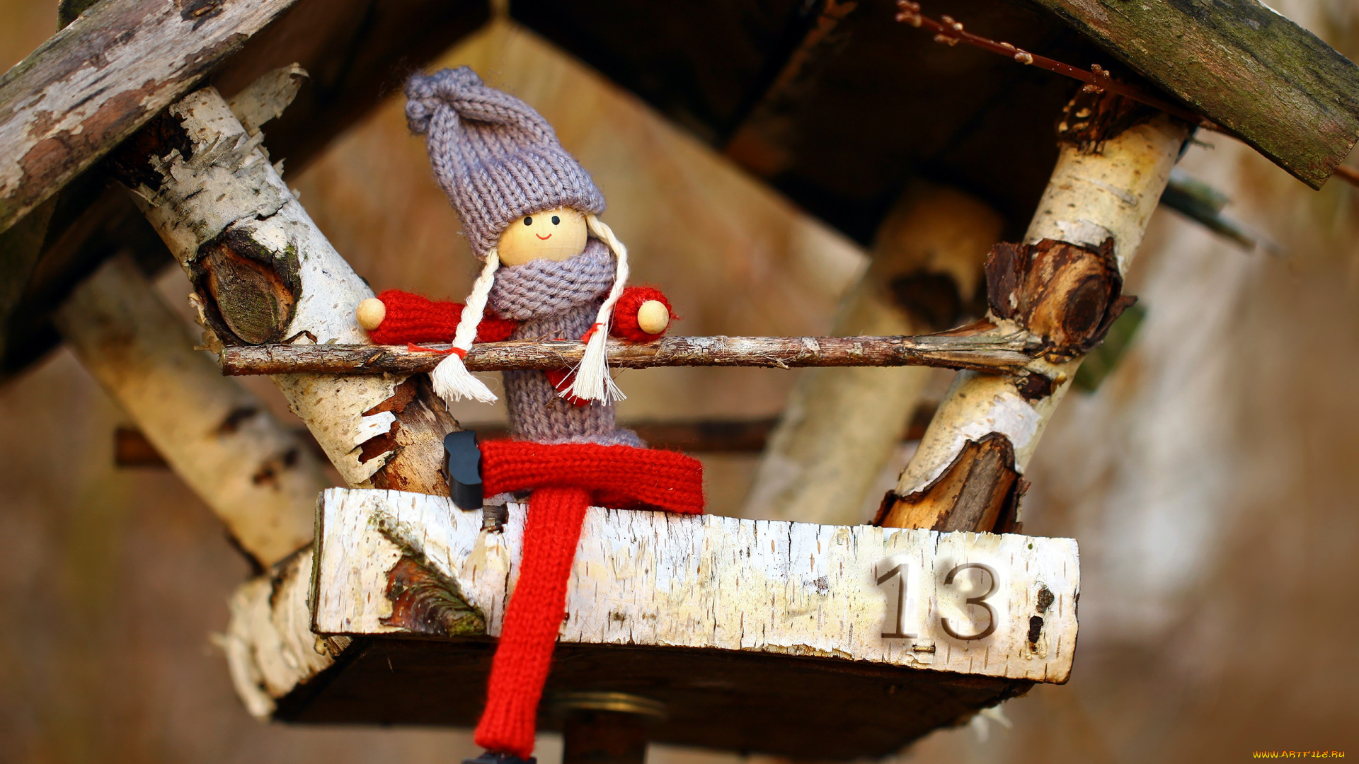 праздничные, фигурки, куколка, кормушка