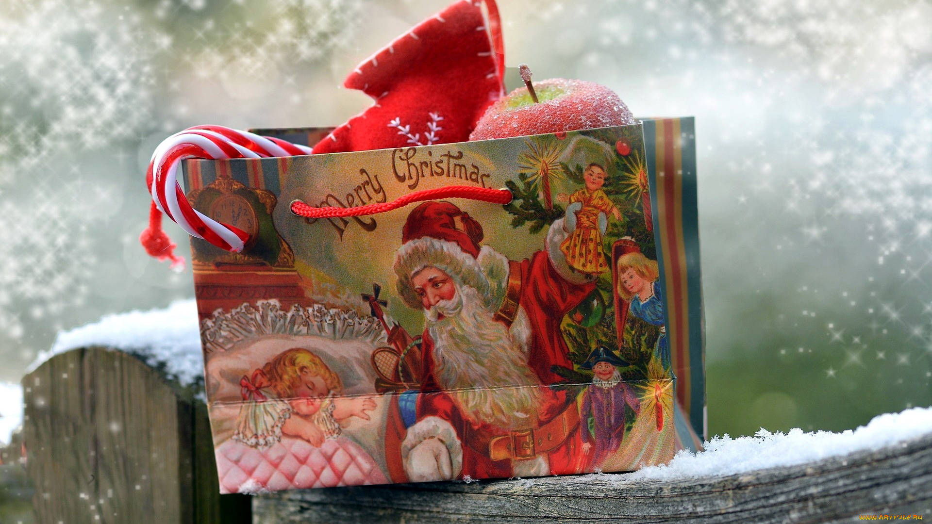 праздничные, подарки, и, коробочки, пакет, праздничный