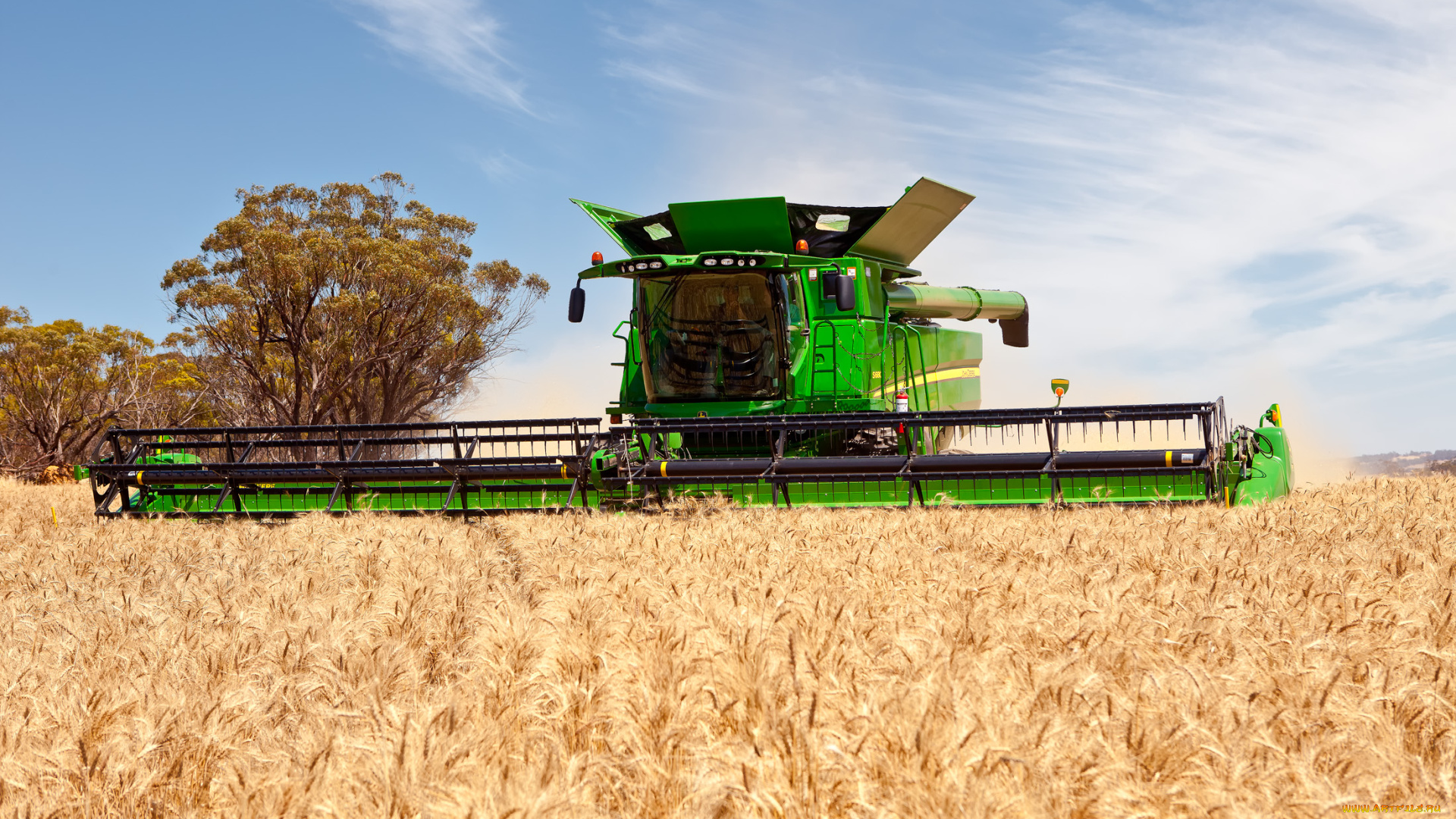 техника, комбайны, john, deere