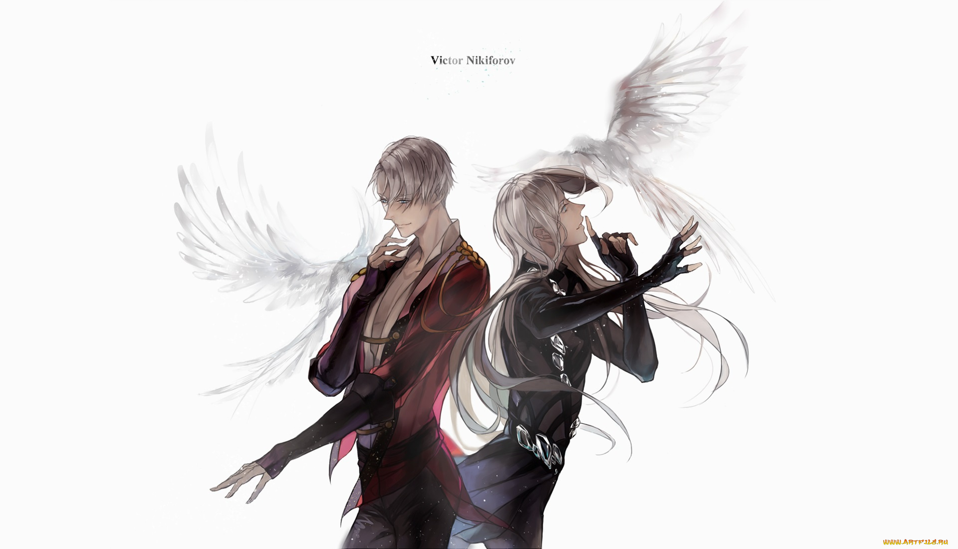 аниме, yuri, on, ice, victor, nikiforov