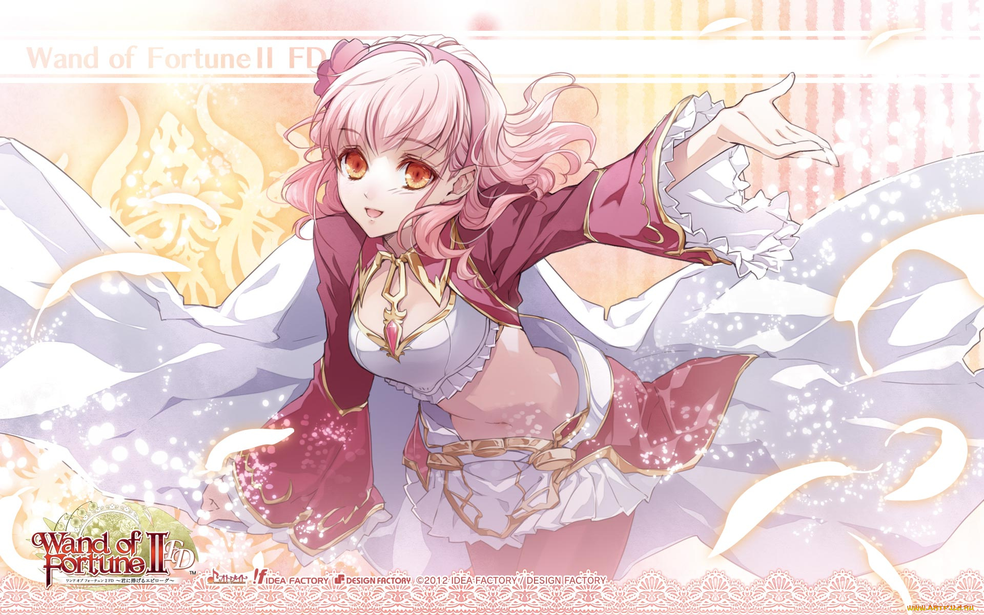 аниме, wand, of, fortune, девушка