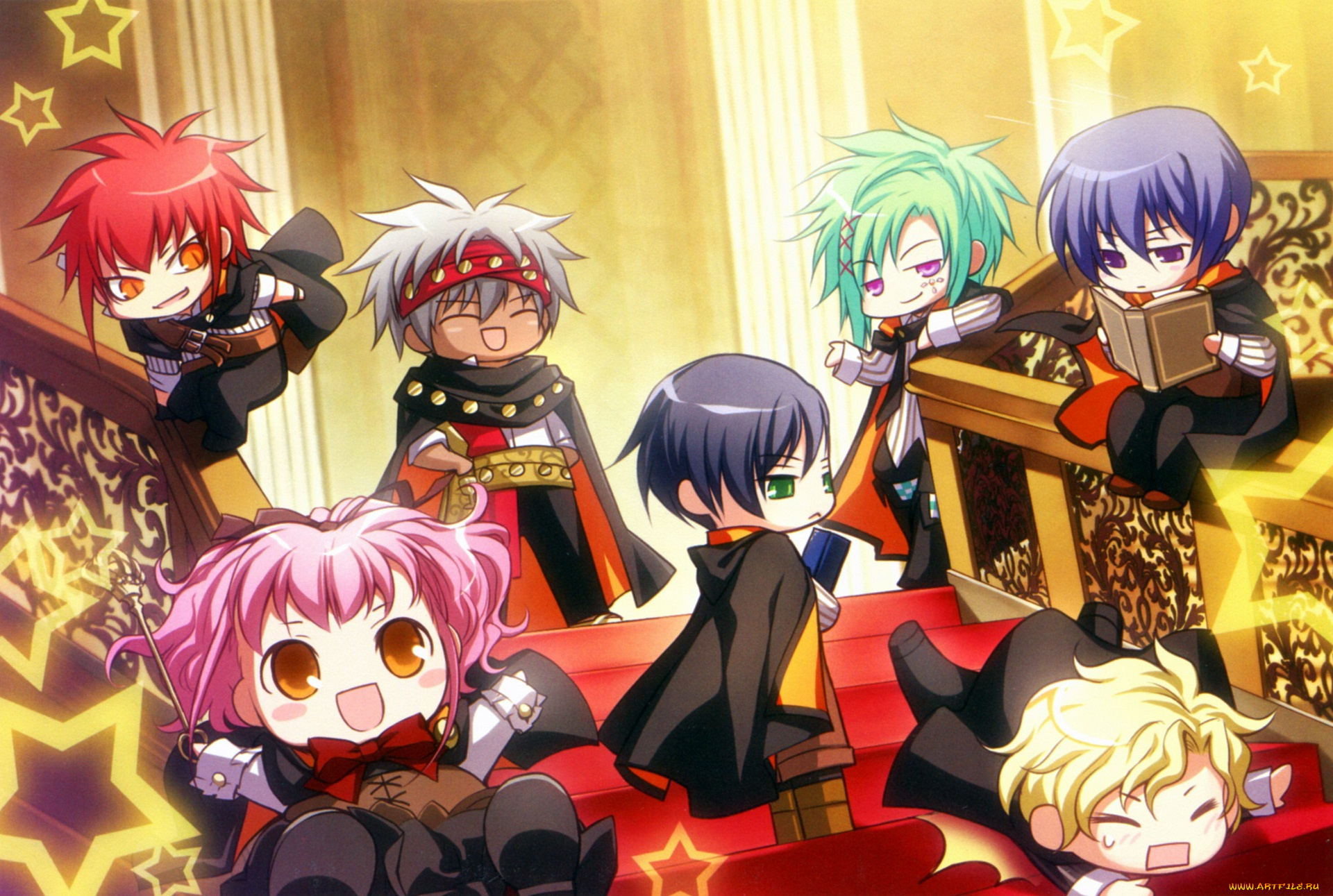 аниме, wand, of, fortune, малыши