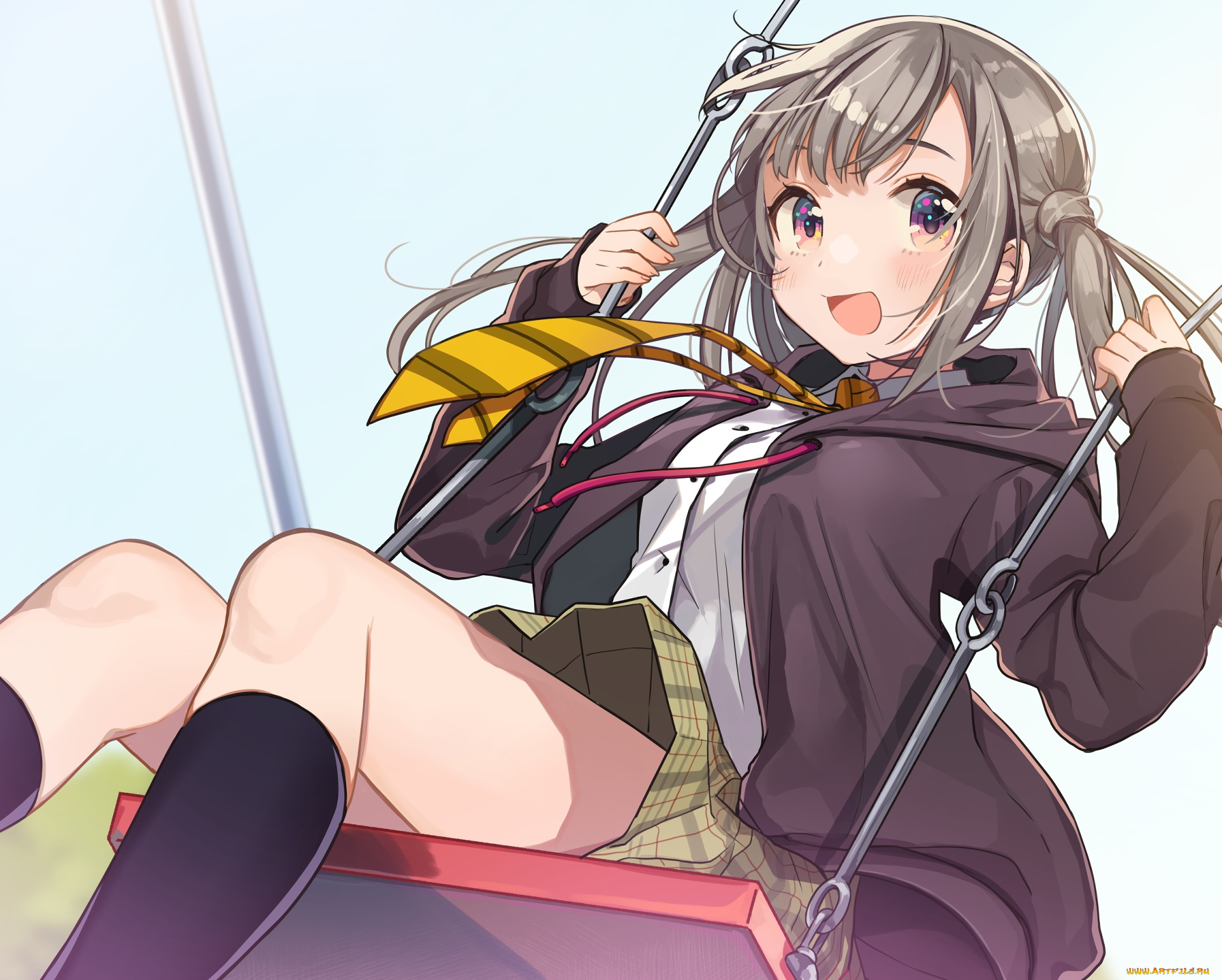 аниме, unknown, , другое, фон, девушка, взгляд