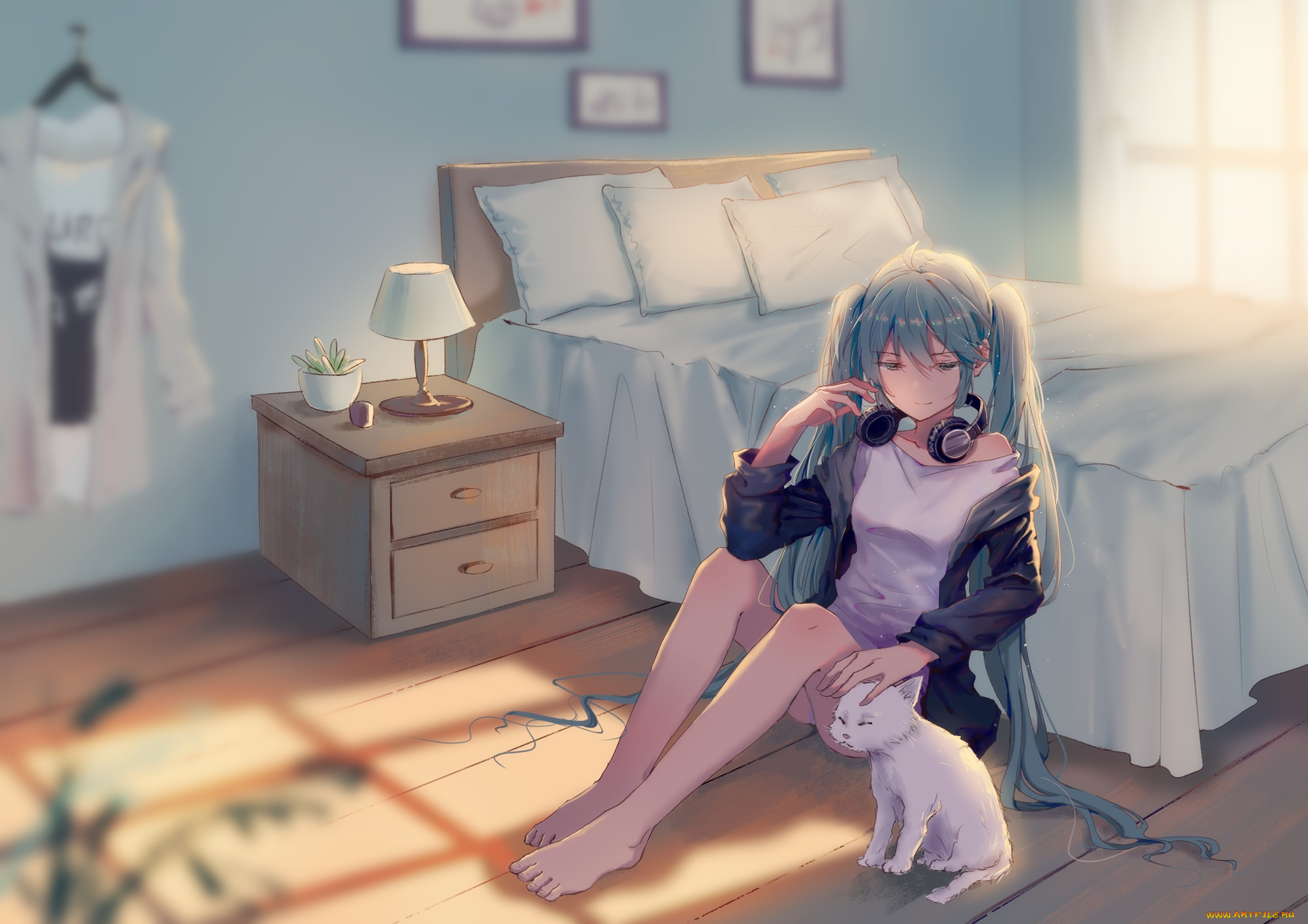 аниме, vocaloid, hatsune, miku