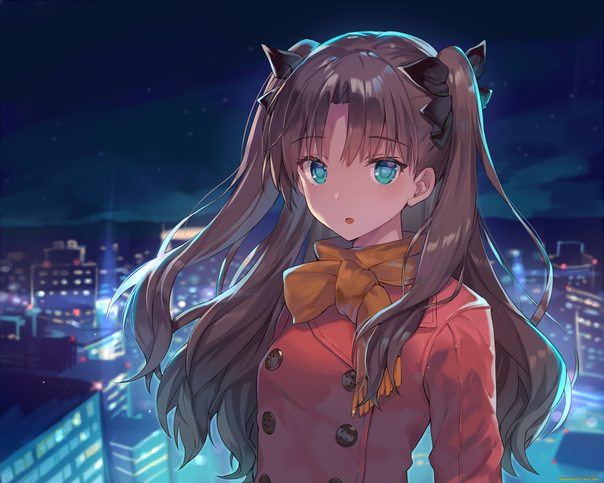 аниме, fate, stay, night, tohsaka, rin