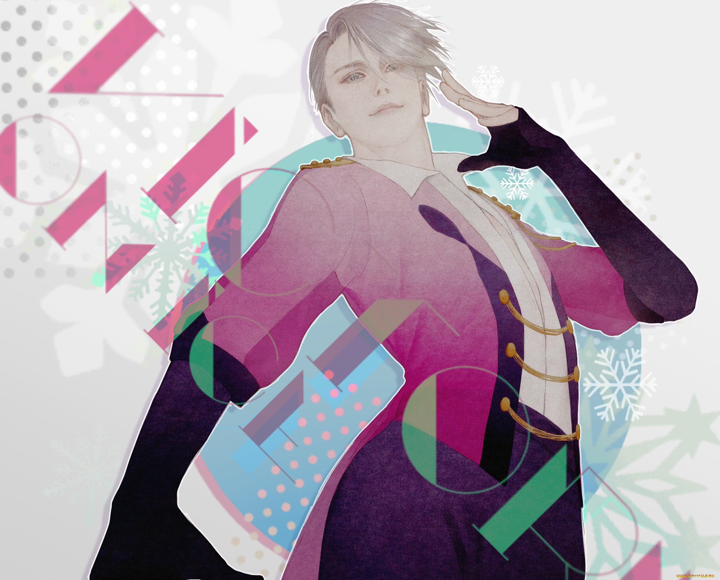 аниме, yuri, on, ice, victor, nikiforov