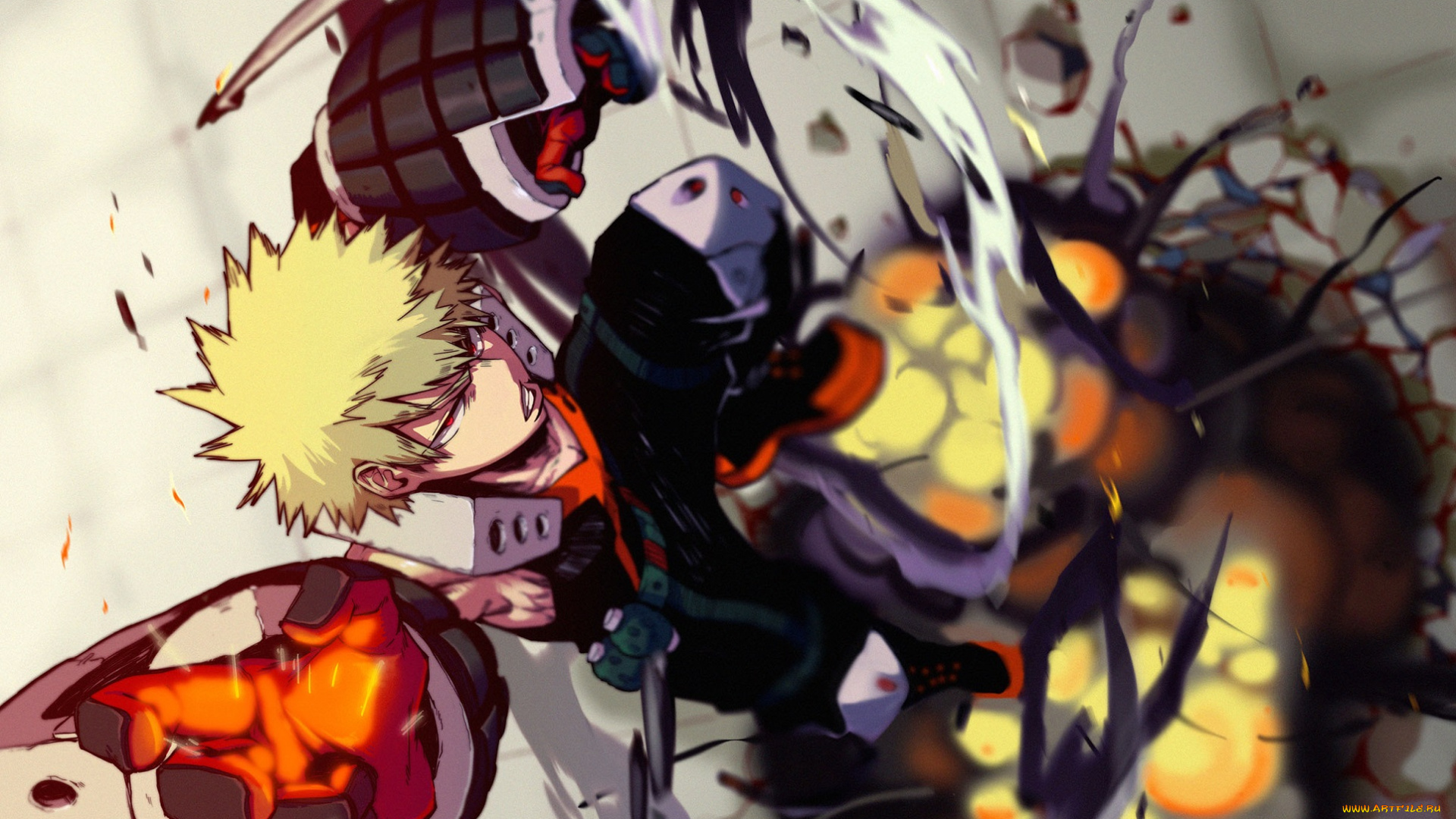 аниме, boku, no, hero, academia, моя, геройская, академия