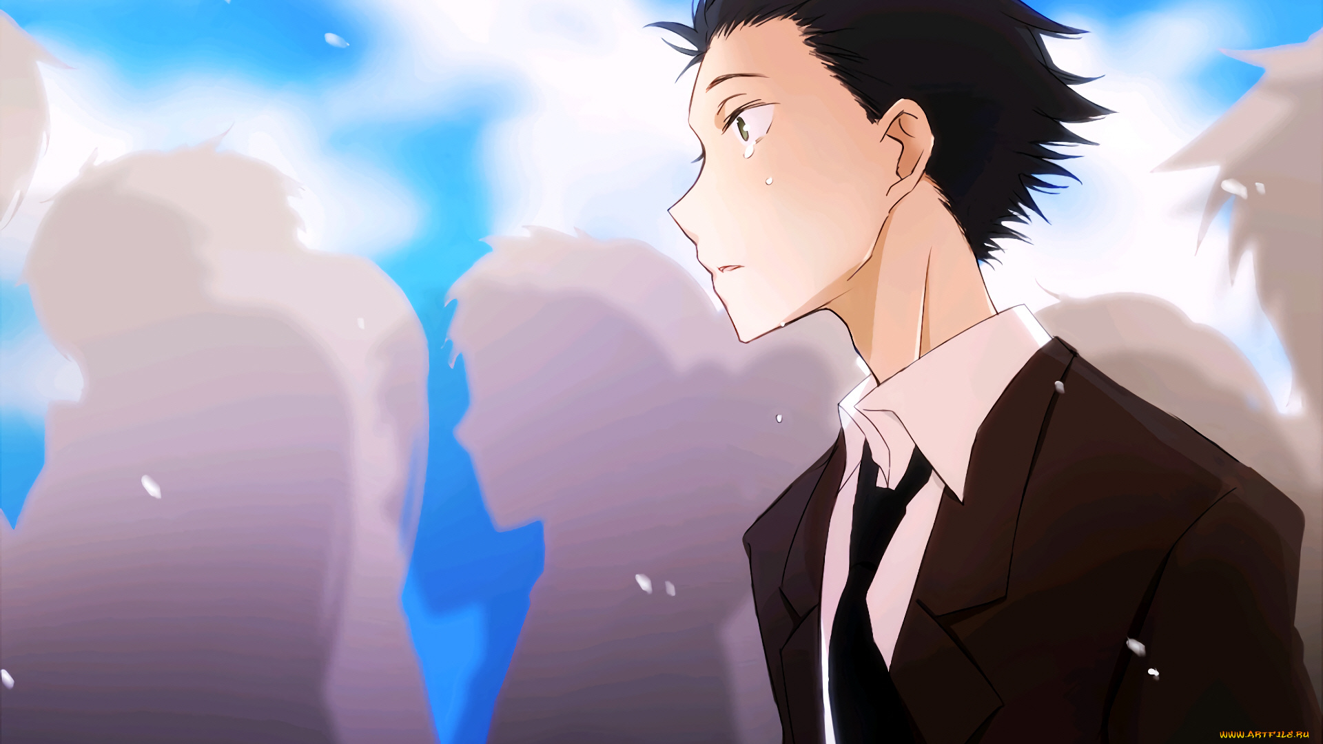 аниме, koe, no, katachi, форма, голоса