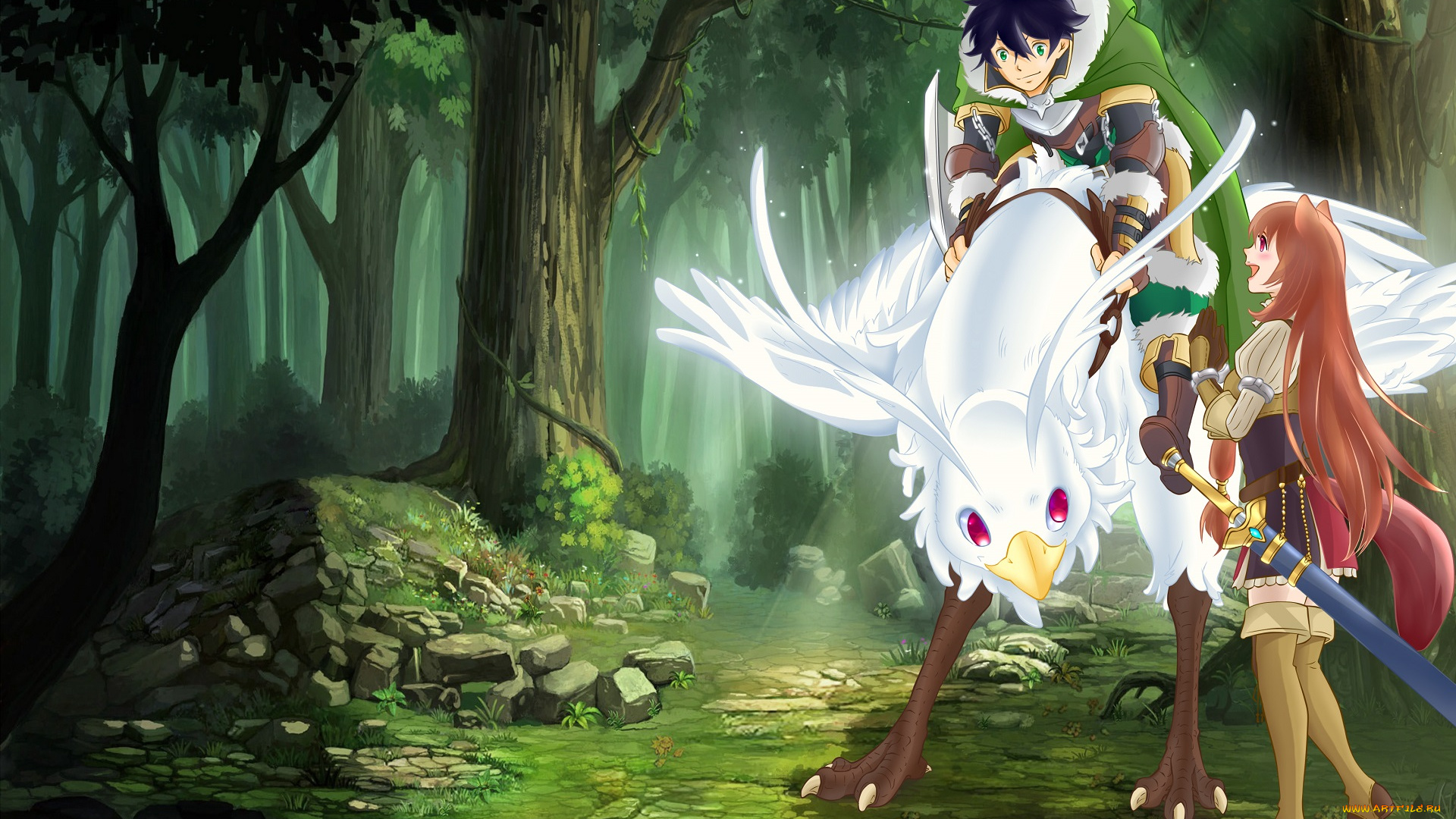 аниме, the, rising, of, the, shield, hero, the, rising, of, shield, hero