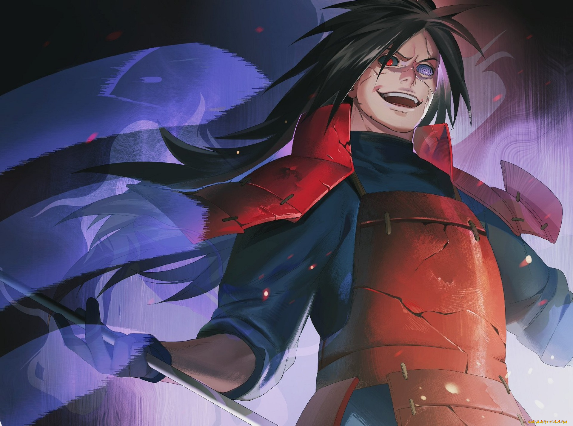 аниме, naruto, мадара