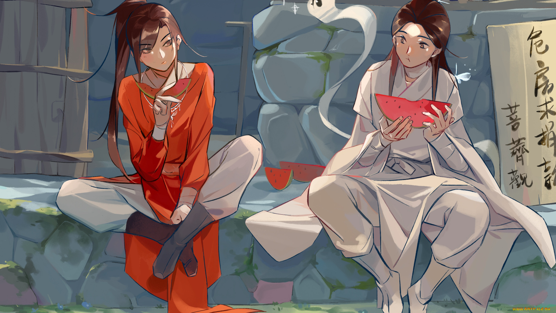 аниме, tian, guan, ci, fu, благословение, небожителей, tian, guan, ci, fu, мосян, тунсю