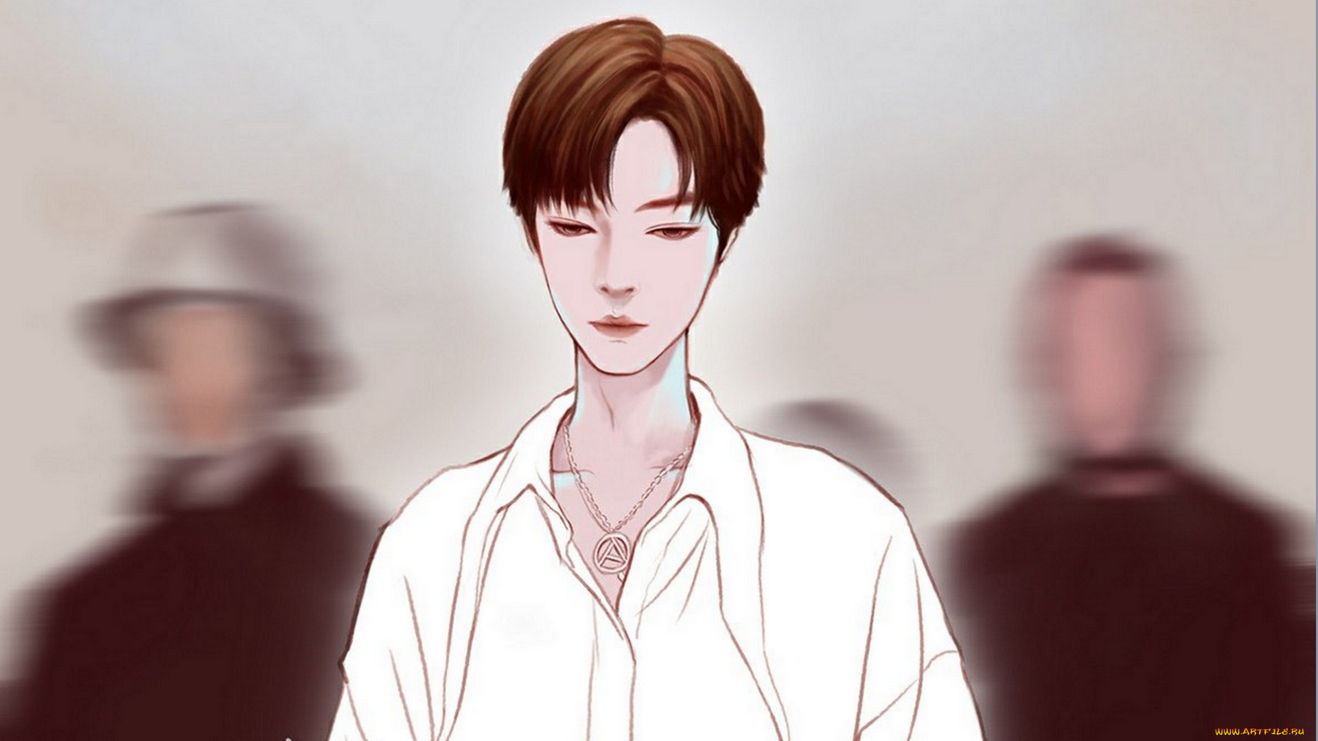 рисованное, люди, сун, цзиян