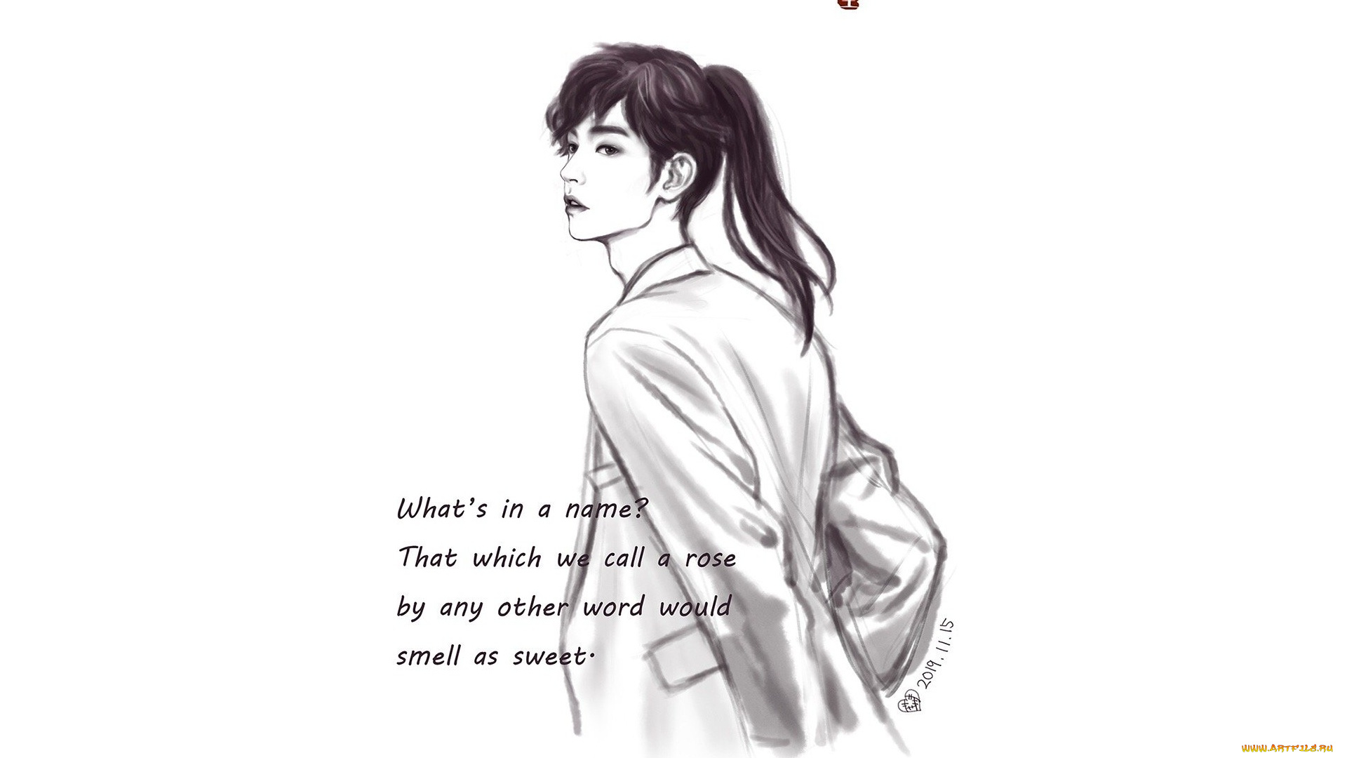 рисованное, люди, сун, цзиян, китайский, актёр, певец