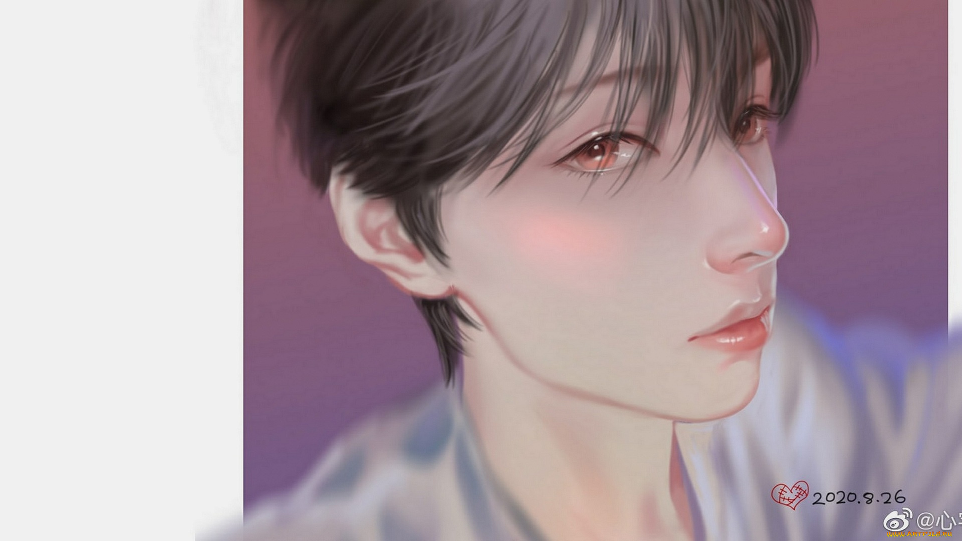 рисованное, люди, сун, цзиян, китайский, актёр, певец