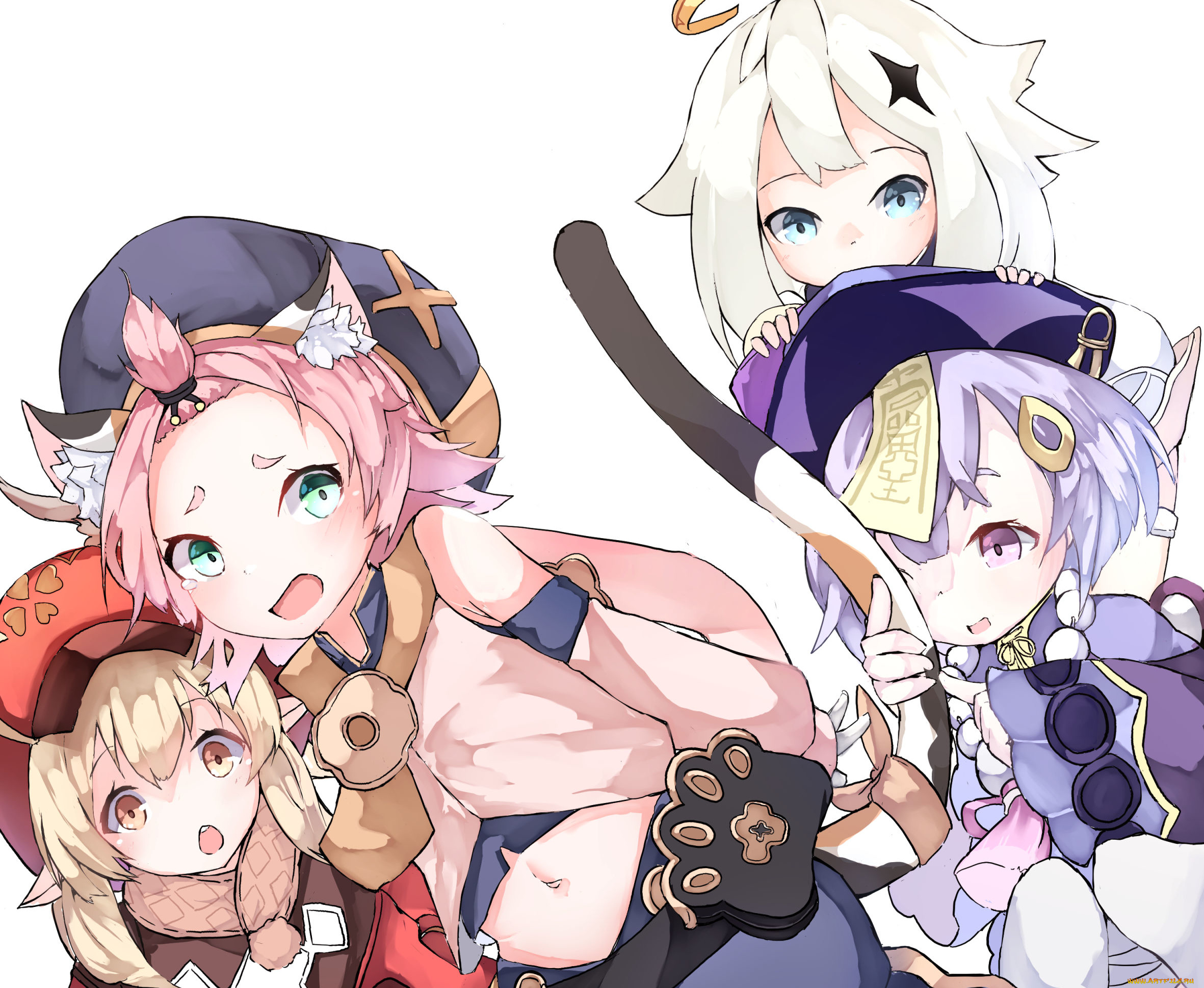 аниме, genshin, impact, genshin, impact