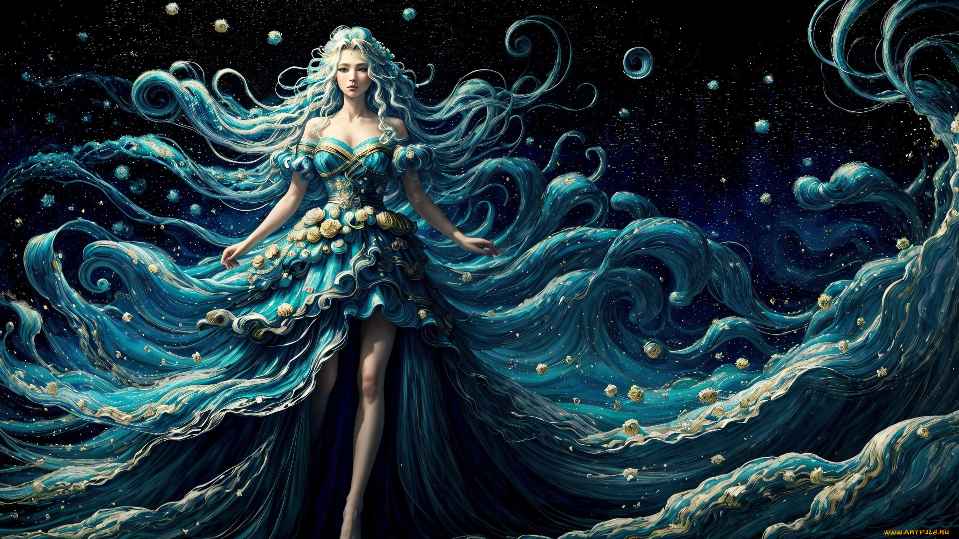 фэнтези, девушки, нейросети, графика, нейроарт, ai, art, нейронные, сети, рисунки, нейро, искусство