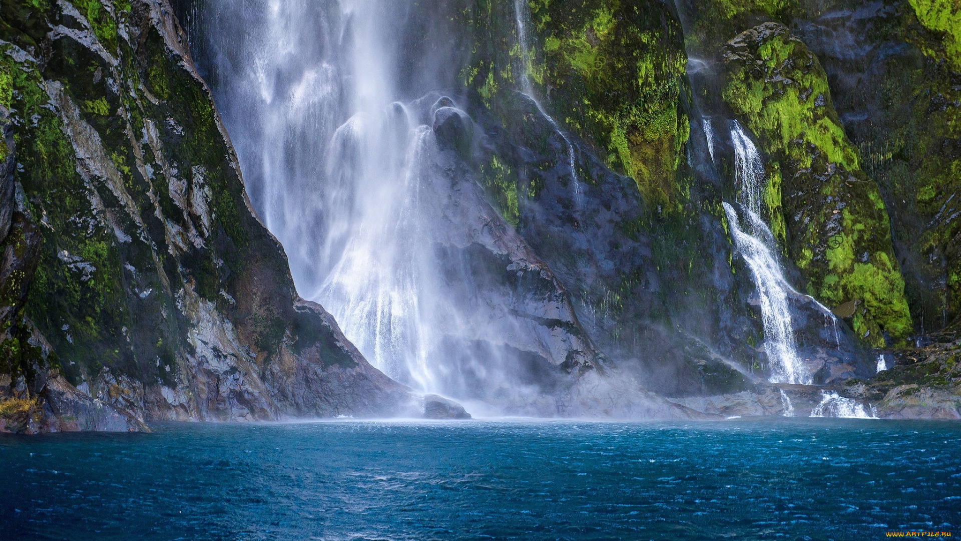 природа, водопады, пейзаж