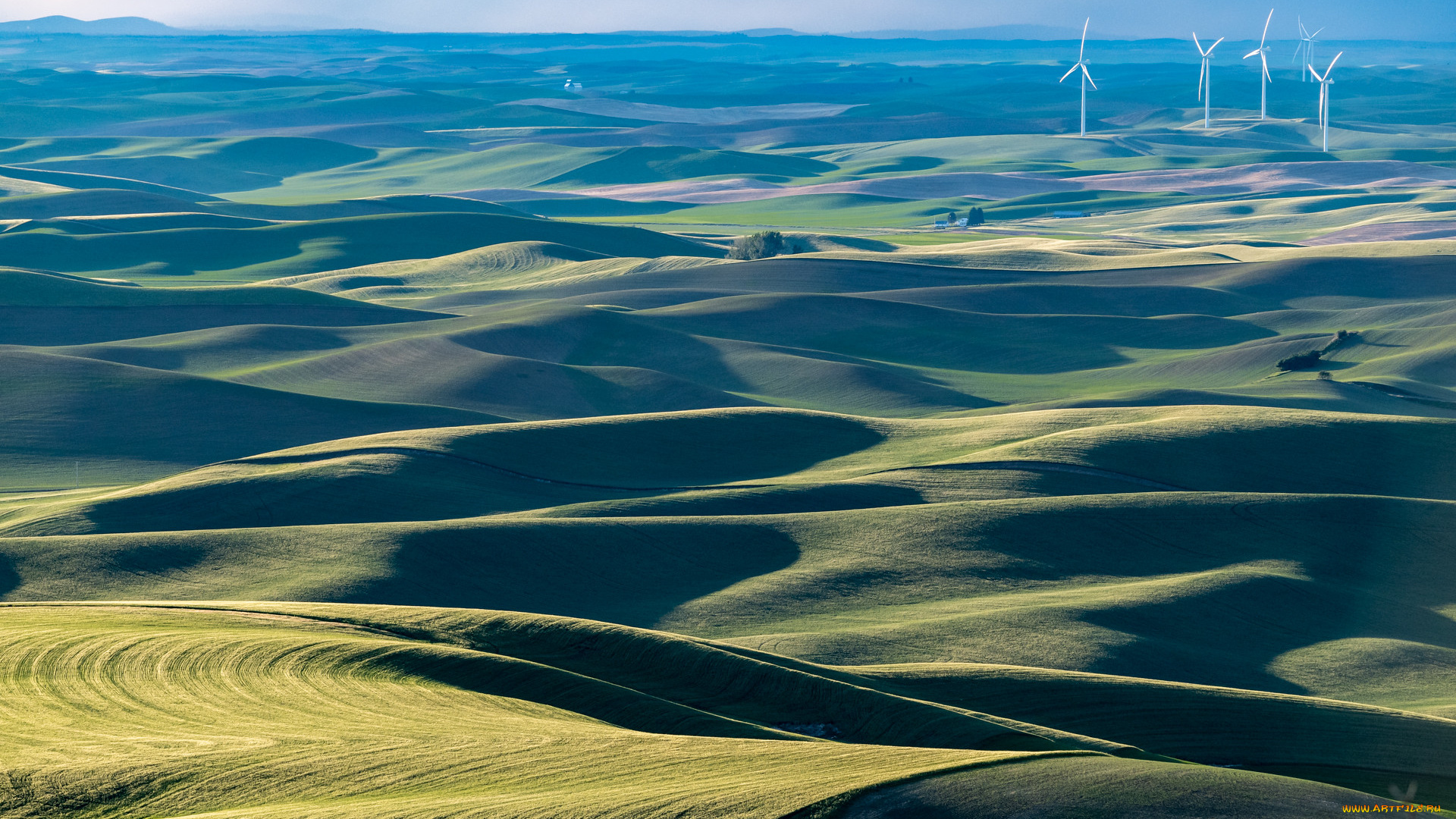 разное, ветрогенераторы, пейзаж