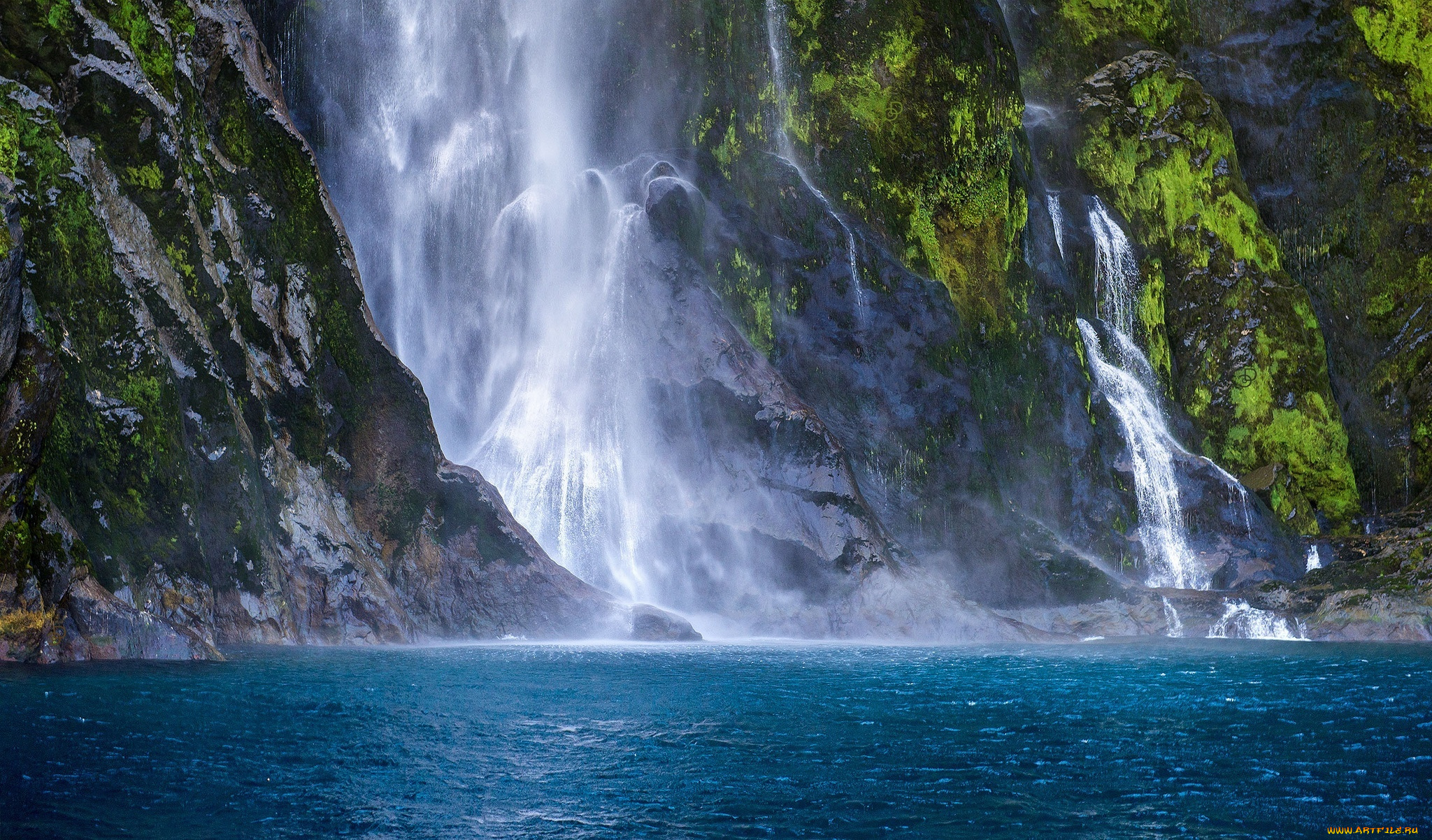 природа, водопады, пейзаж