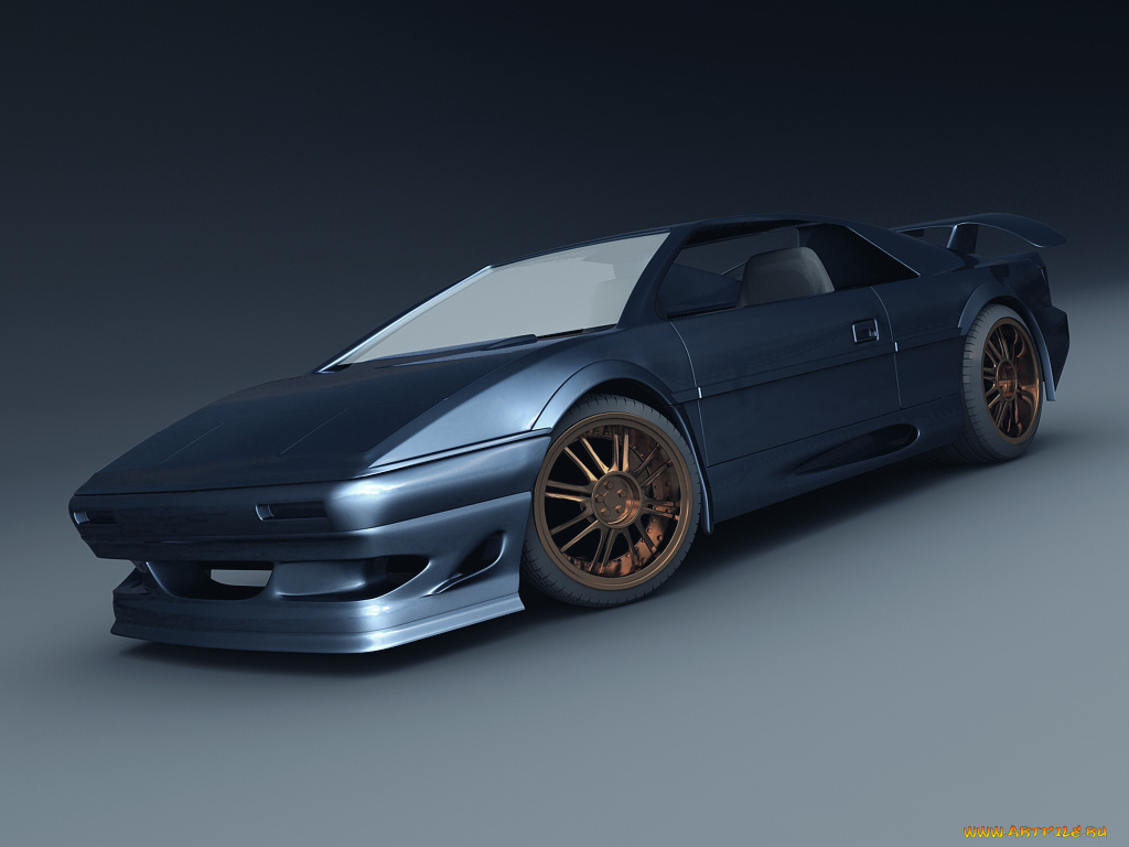 lotus, esprit, автомобили, 3д