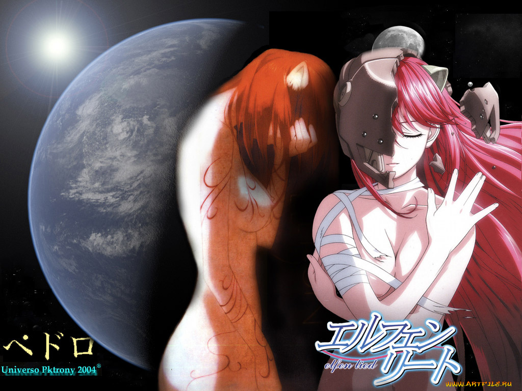 аниме, elfen, lied