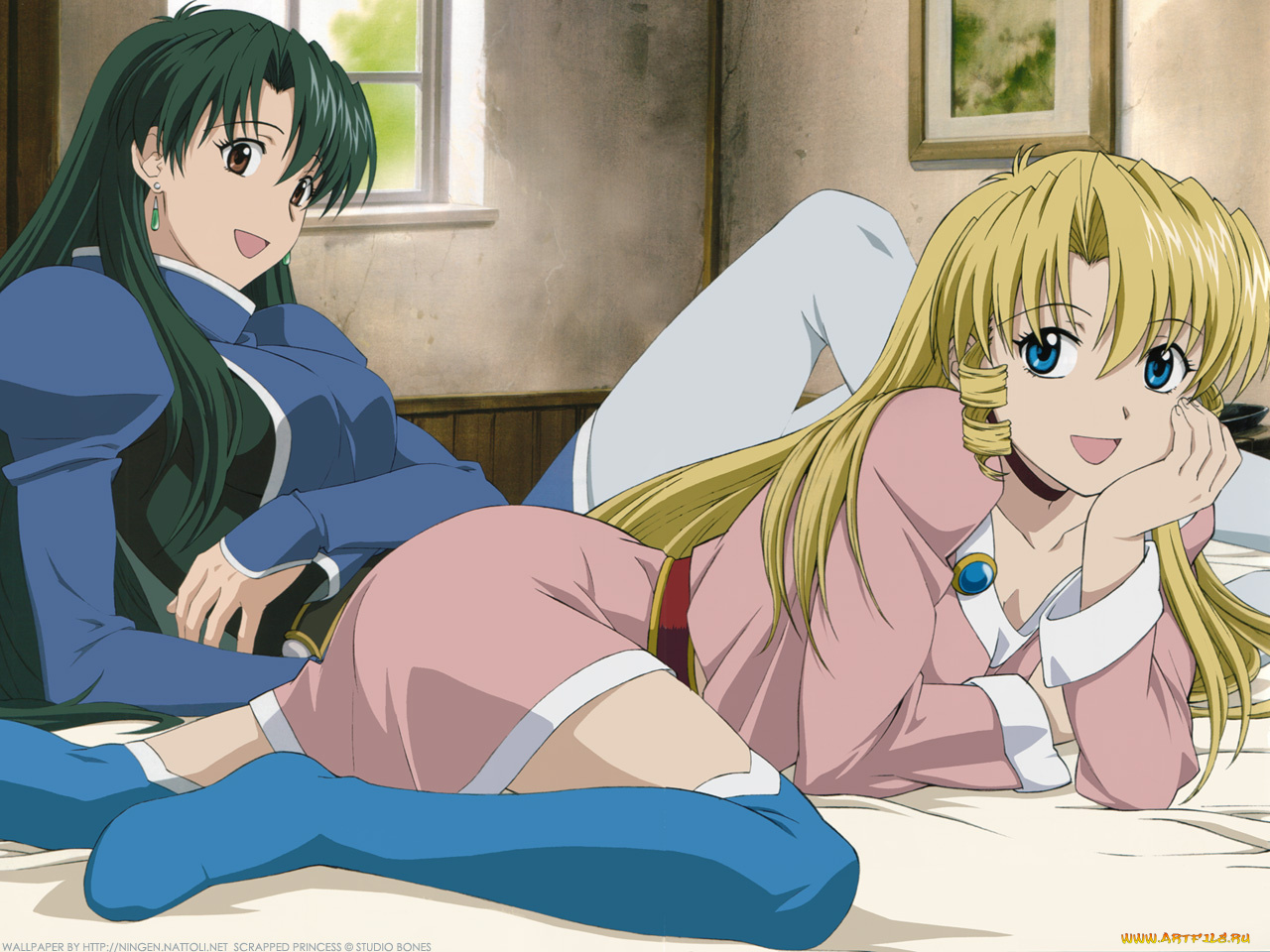 аниме, scrapped, princess