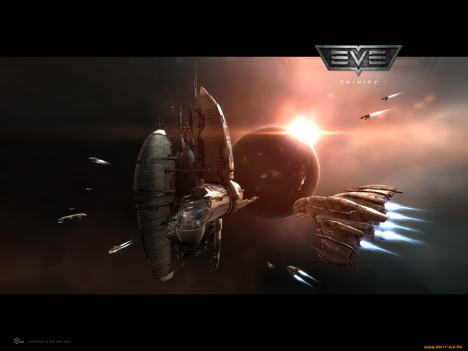 eve, online, trinity, видео, игры