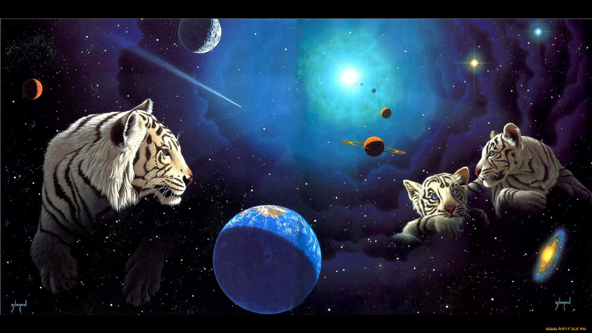 ангелы, хранители, земли, v2, 3д, графика