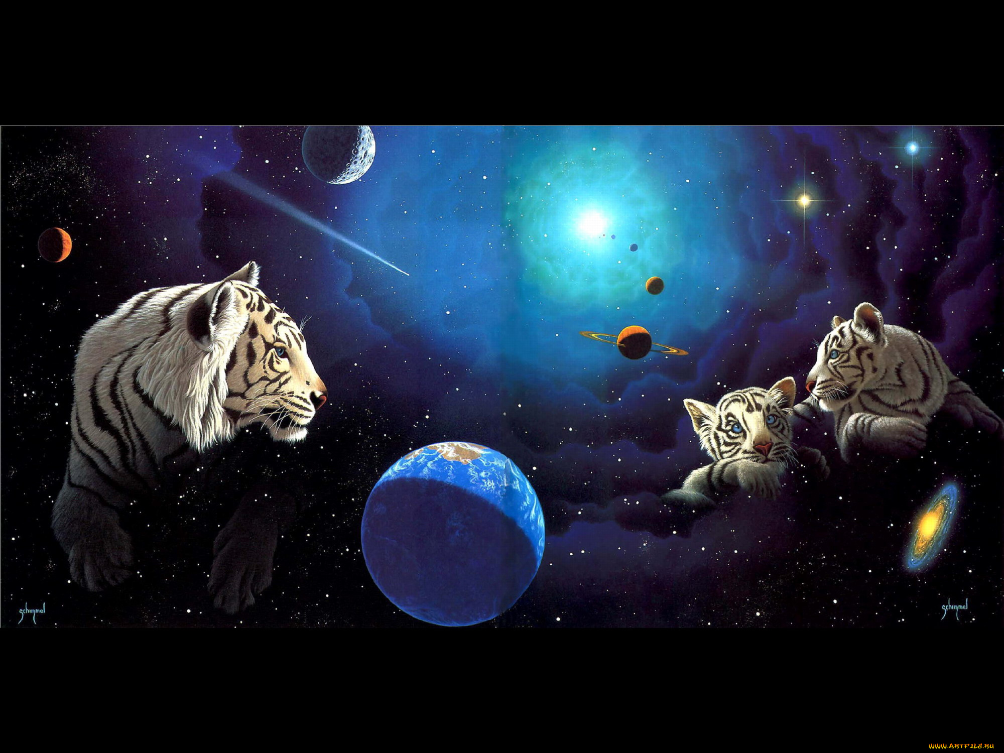 ангелы, хранители, земли, v2, 3д, графика