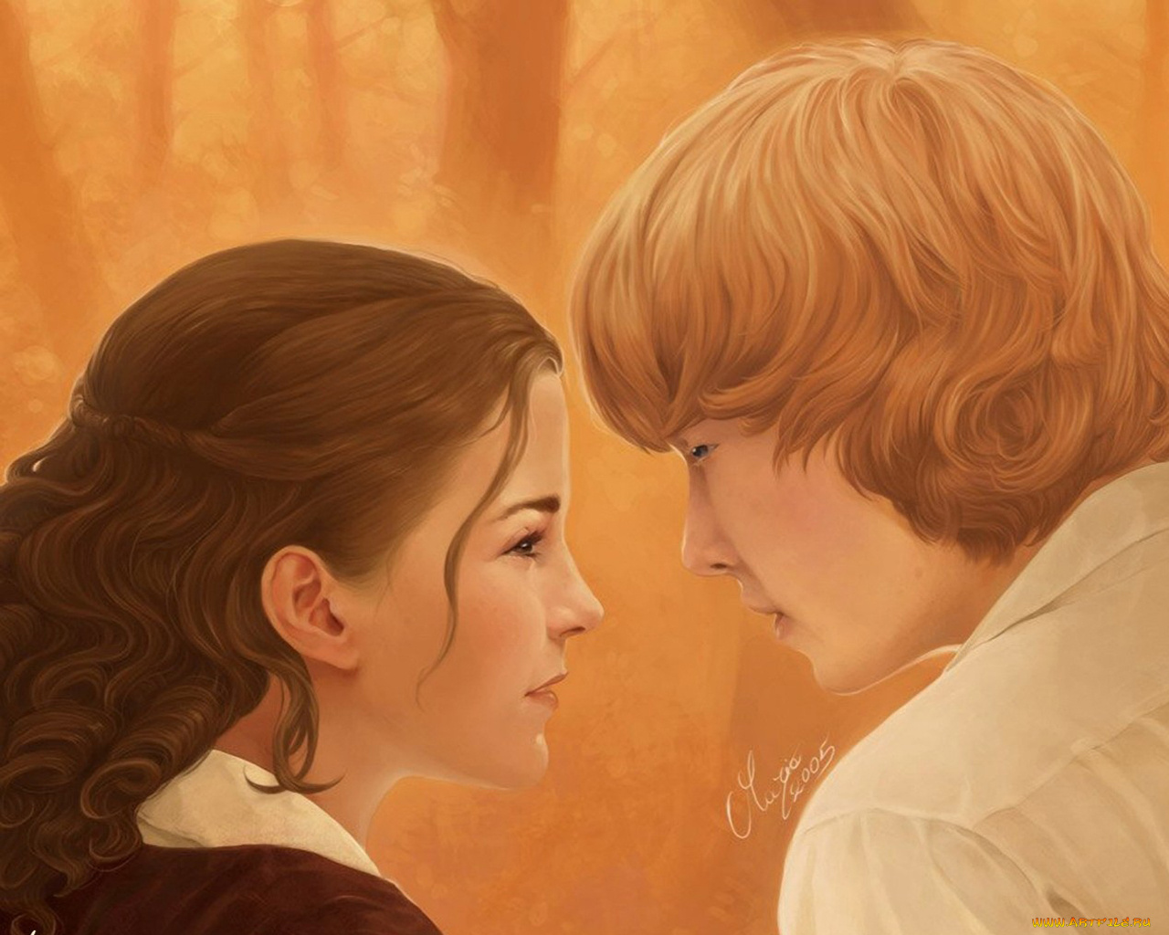 рисованные, дети