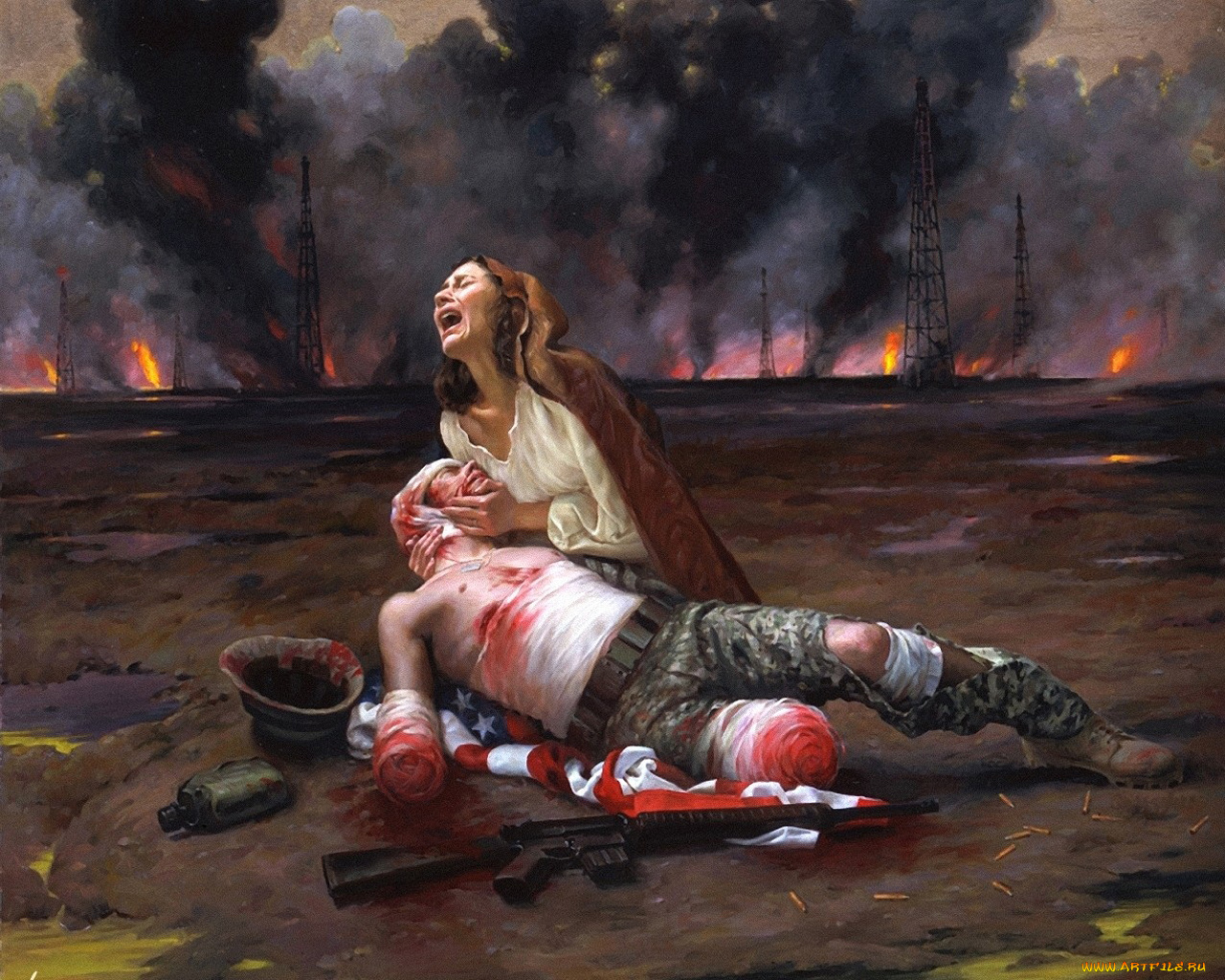 рисованные, люди