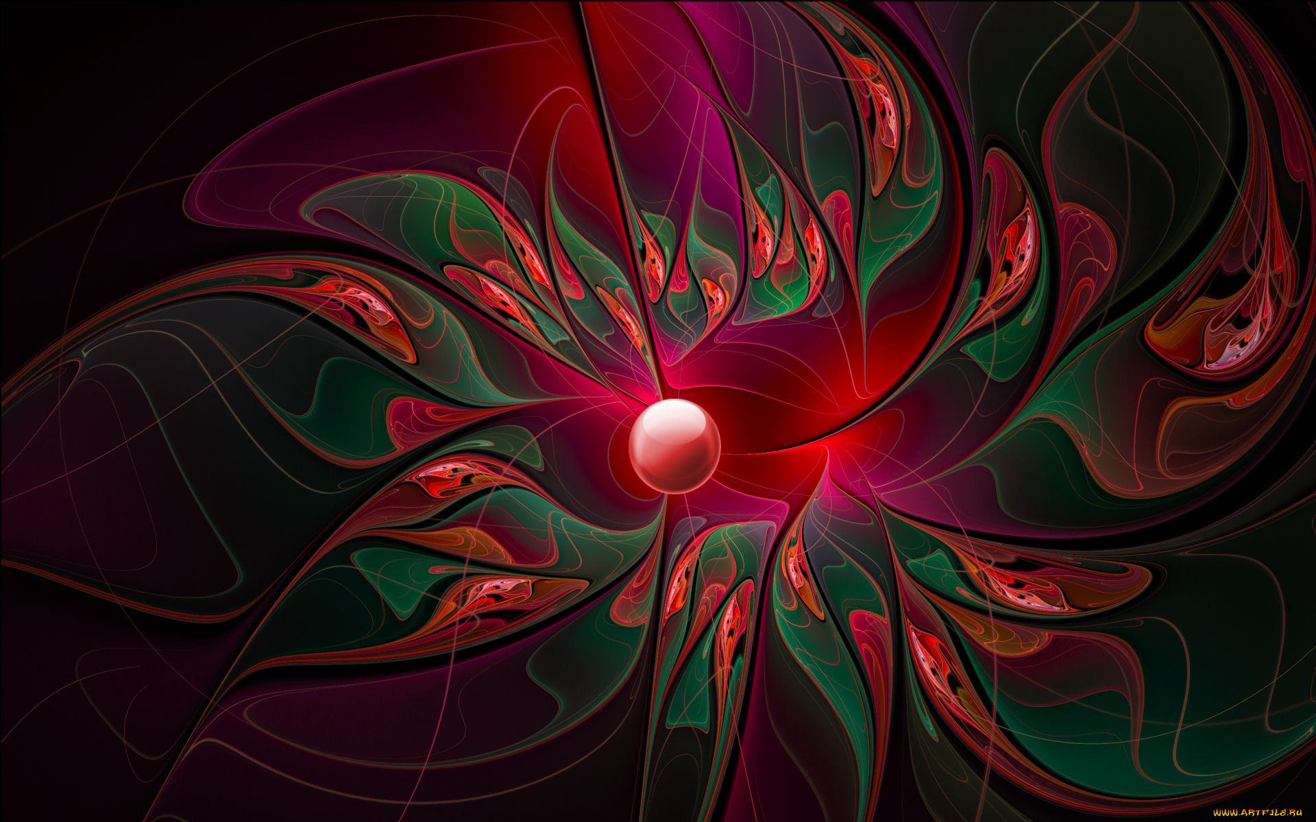 3д, графика, fractal, фракталы, фон, фрактал, узор