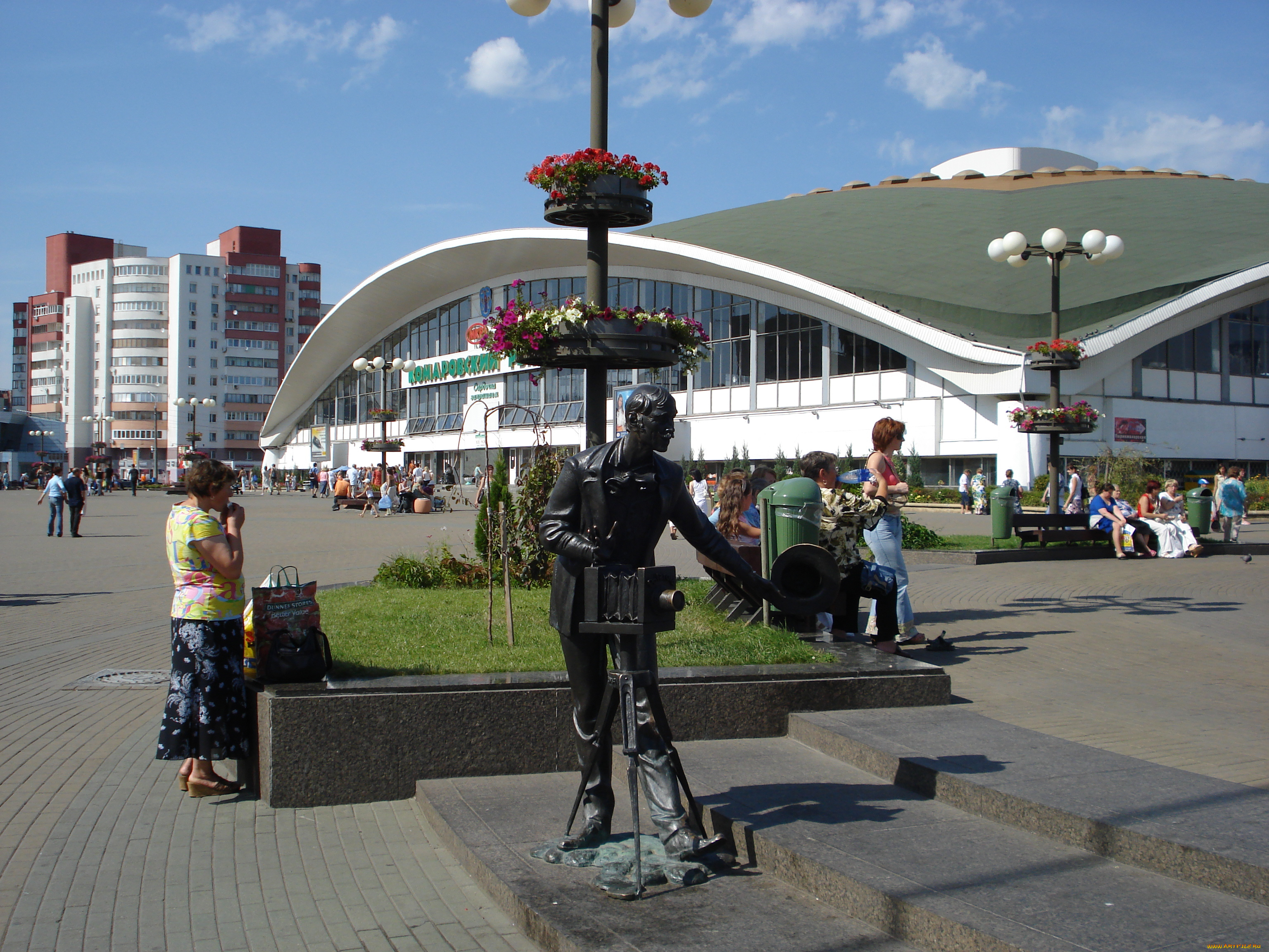 города, минск, беларусь, комаровский, рынок