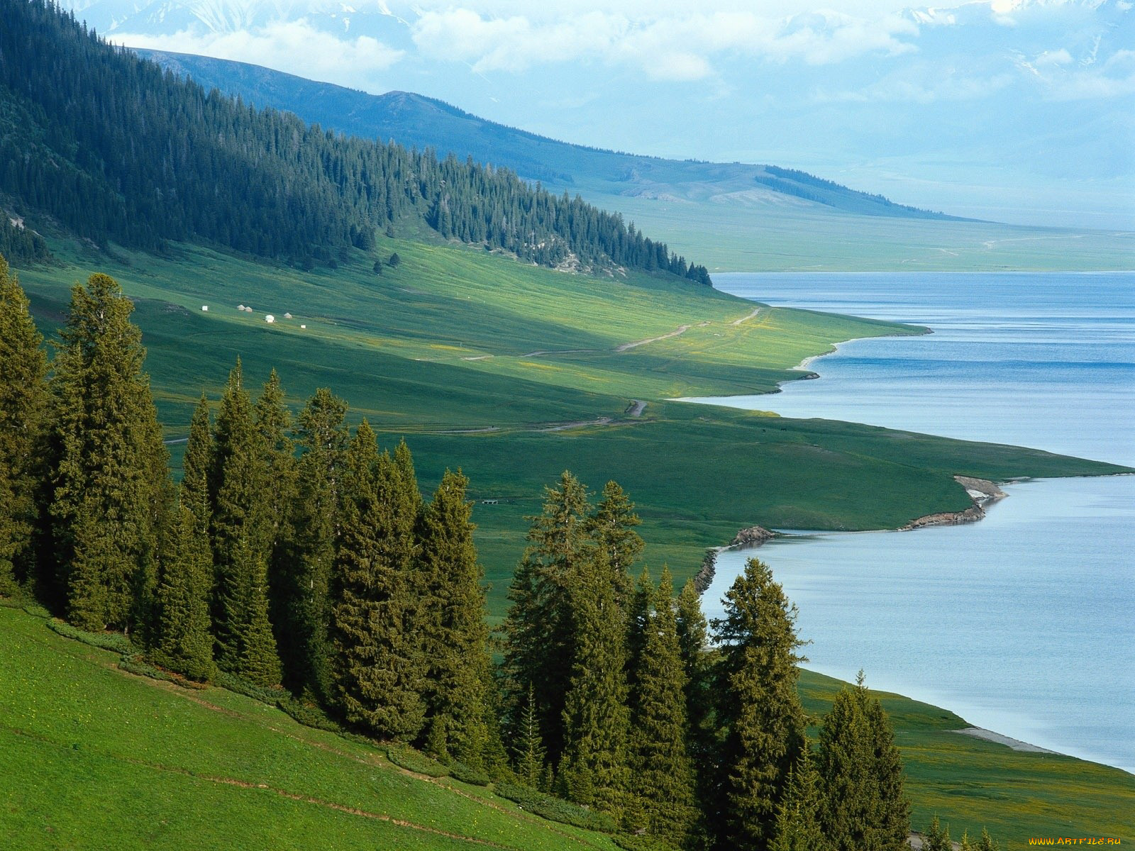 природа, реки, озера, горы, озеро, лес