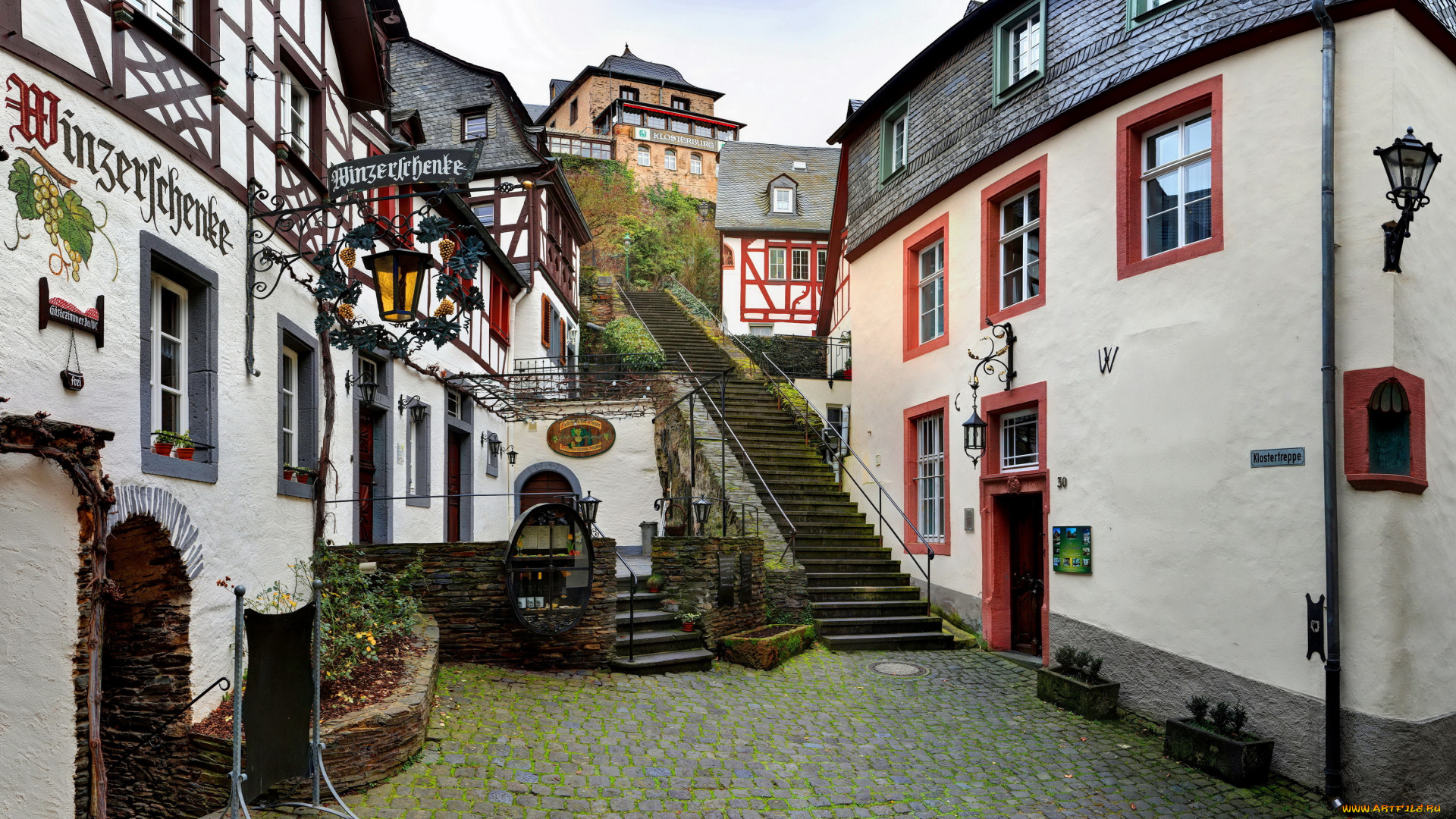 германия, байльштайн, города, улицы, площади, набережные, дома