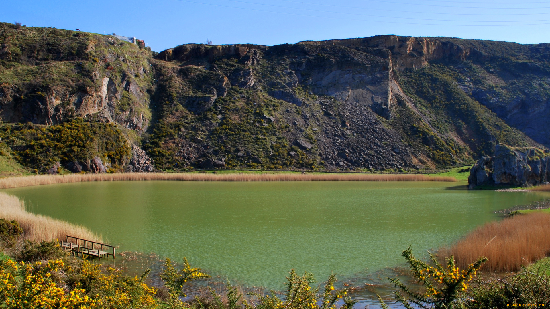 испания, валье, де, трапага, природа, реки, озера, озеро