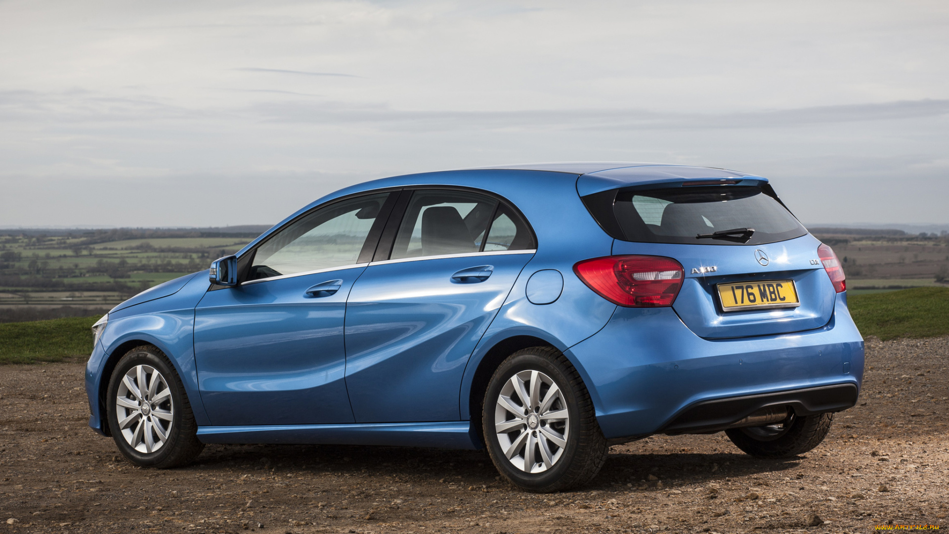 автомобили, mercedes-benz, a, 180, cdэ, uk-spec, w176, 2012, синий