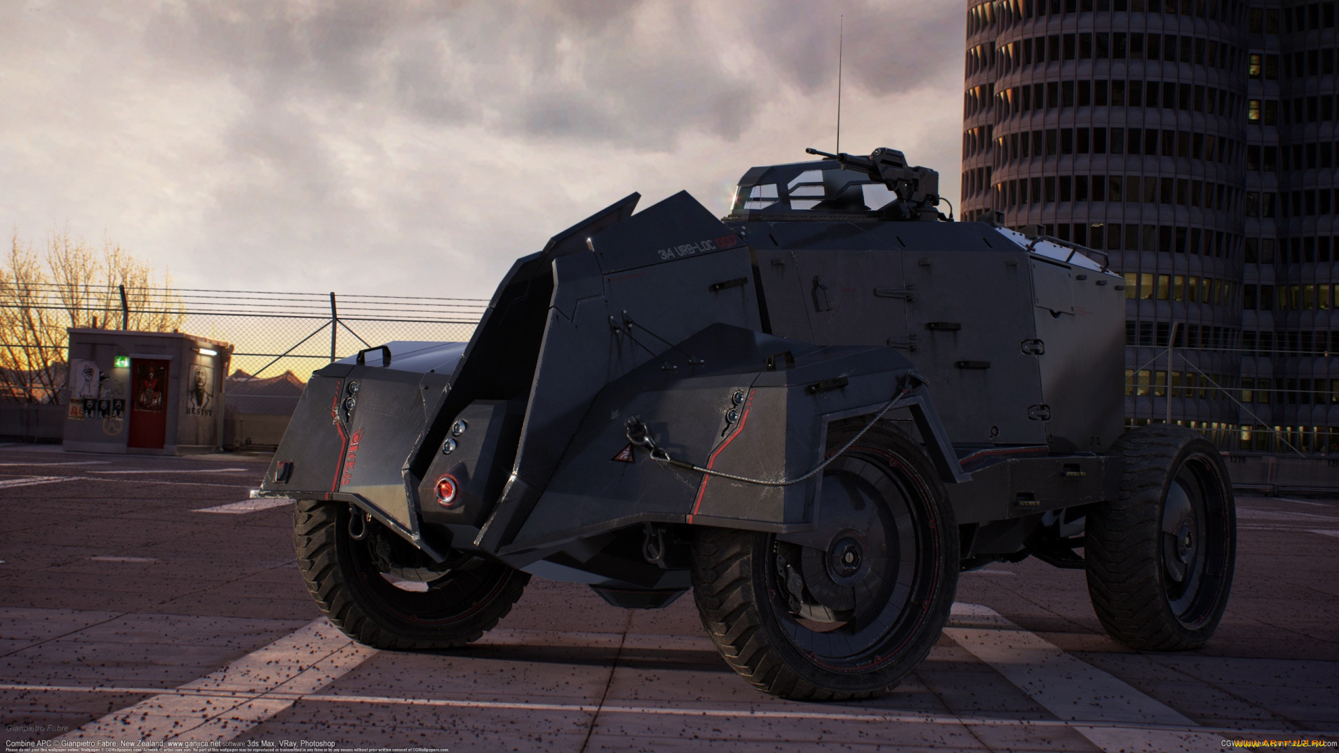 gianpietro, fabre, фэнтези, другое, gianpietro, fabre, техника, combine, apc