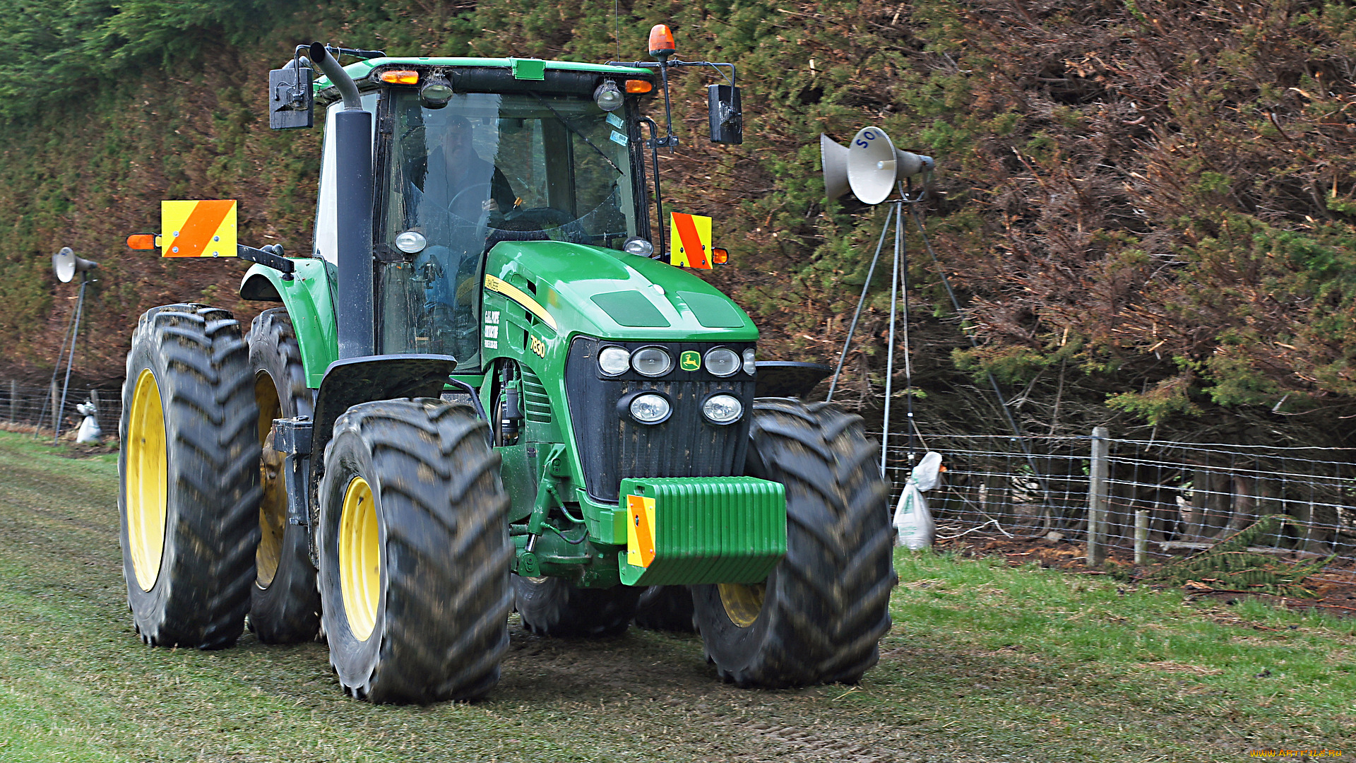 john, deere, 7830, tractor, техника, тракторы, трактор, колесный, тяжелый