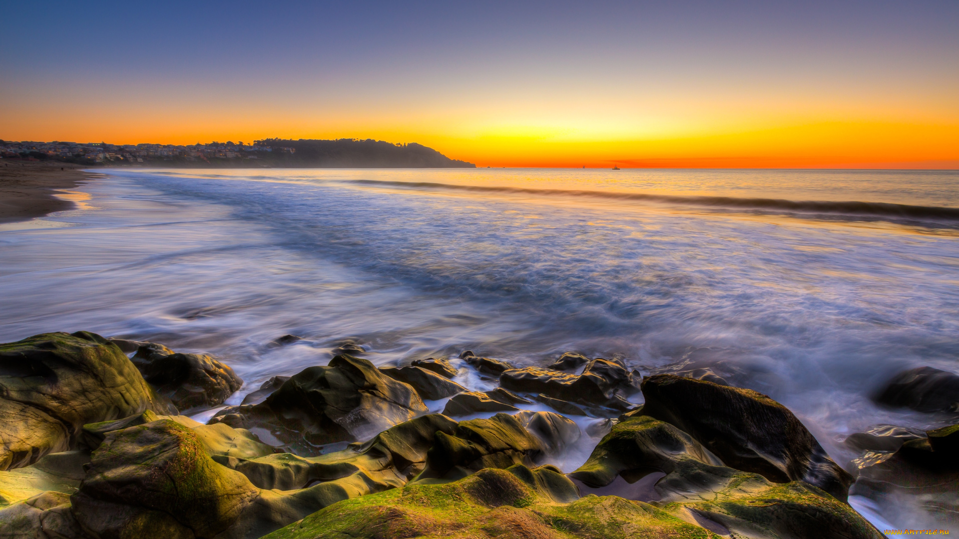 природа, восходы, закаты, сан, франциско