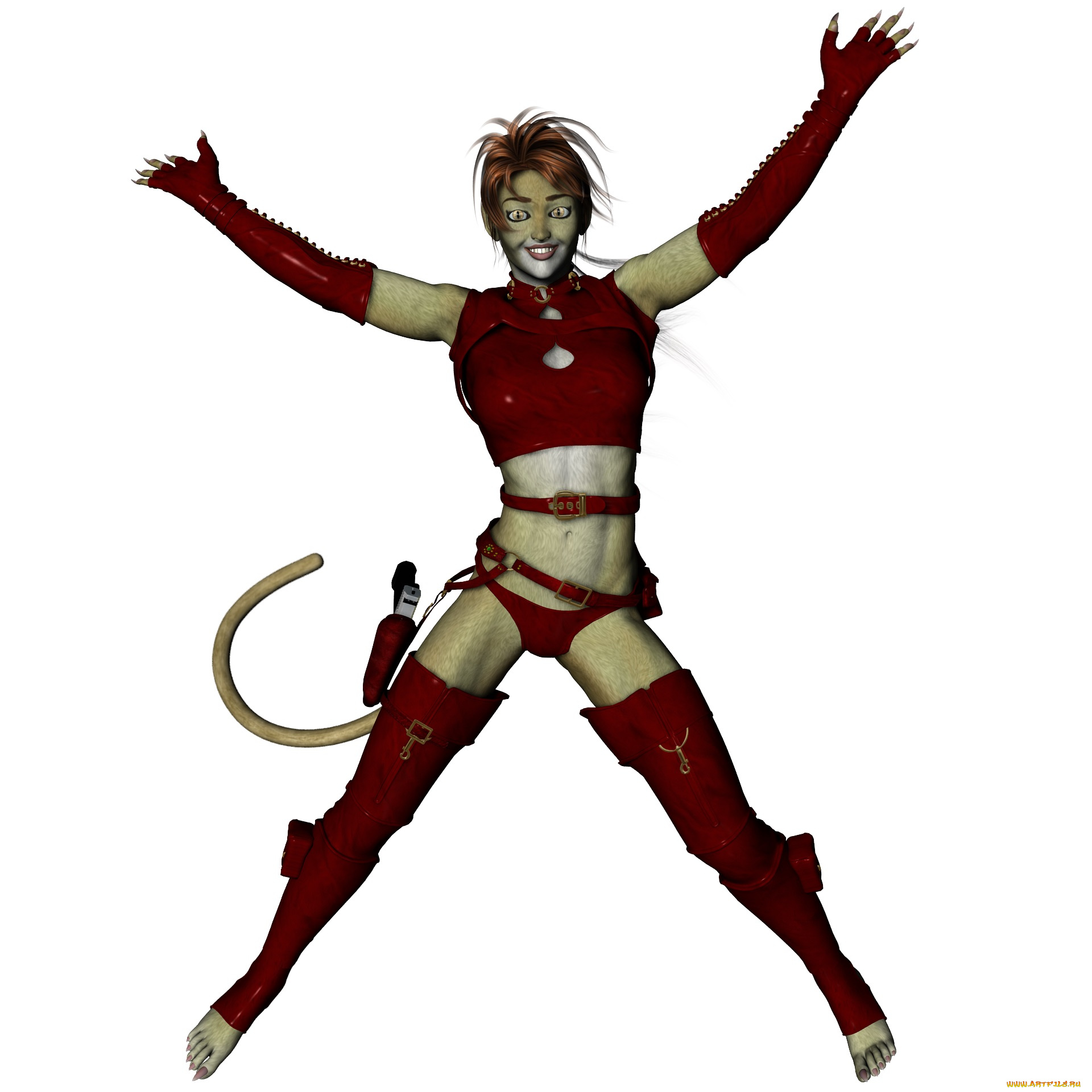 3д, графика, fantasy, , фантазия, девушка, кошка