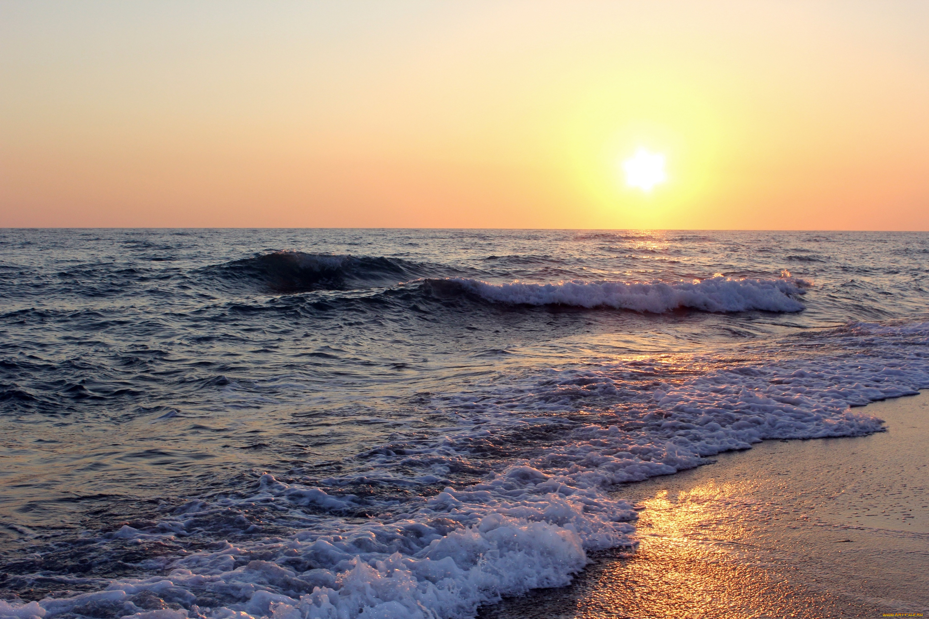 природа, восходы, закаты, закат, берег