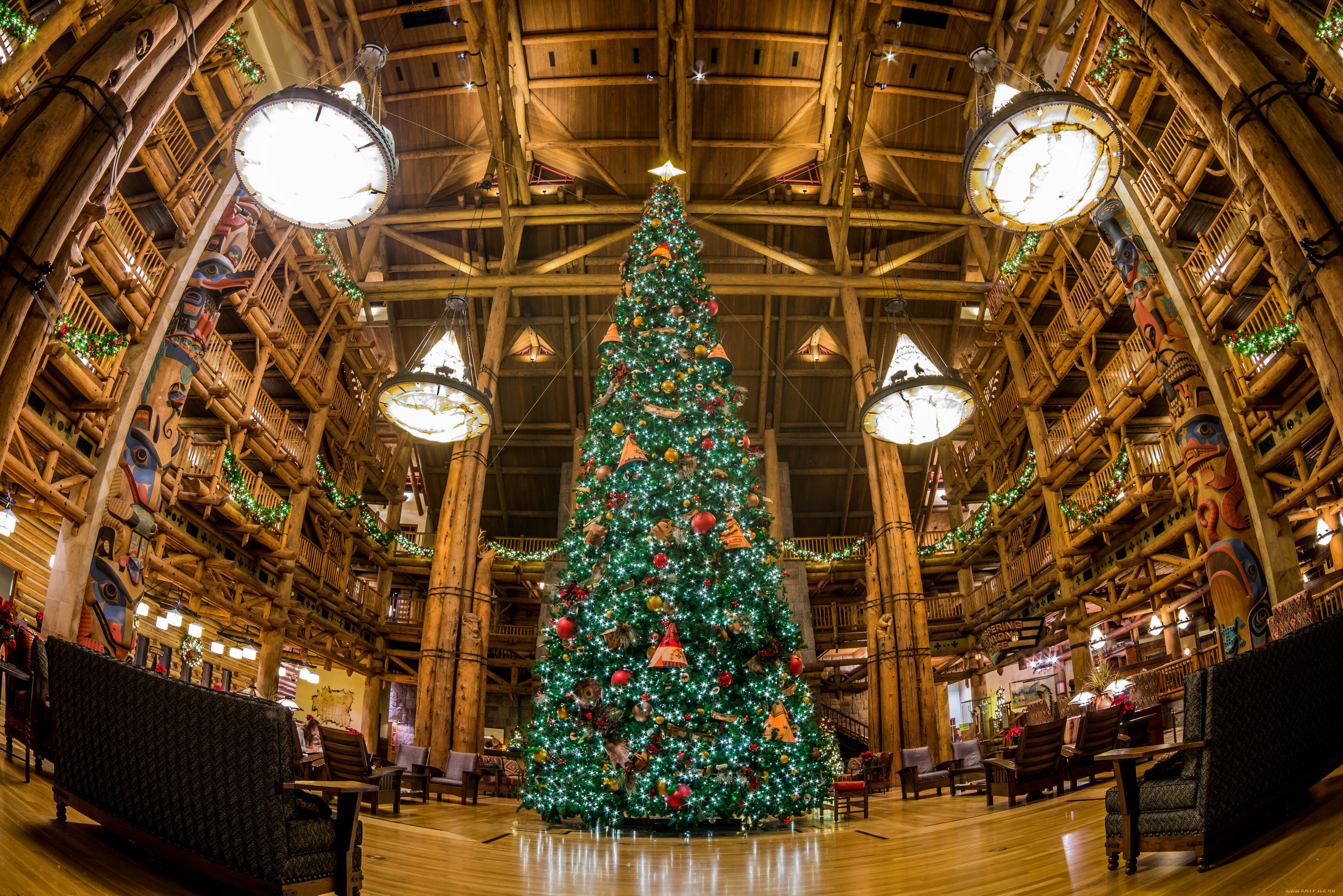 праздничные, Ёлки, флорида, орландо